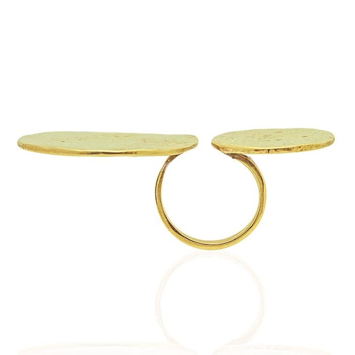 Thumbnail preview #1 for K-Dayo Hammered Ring