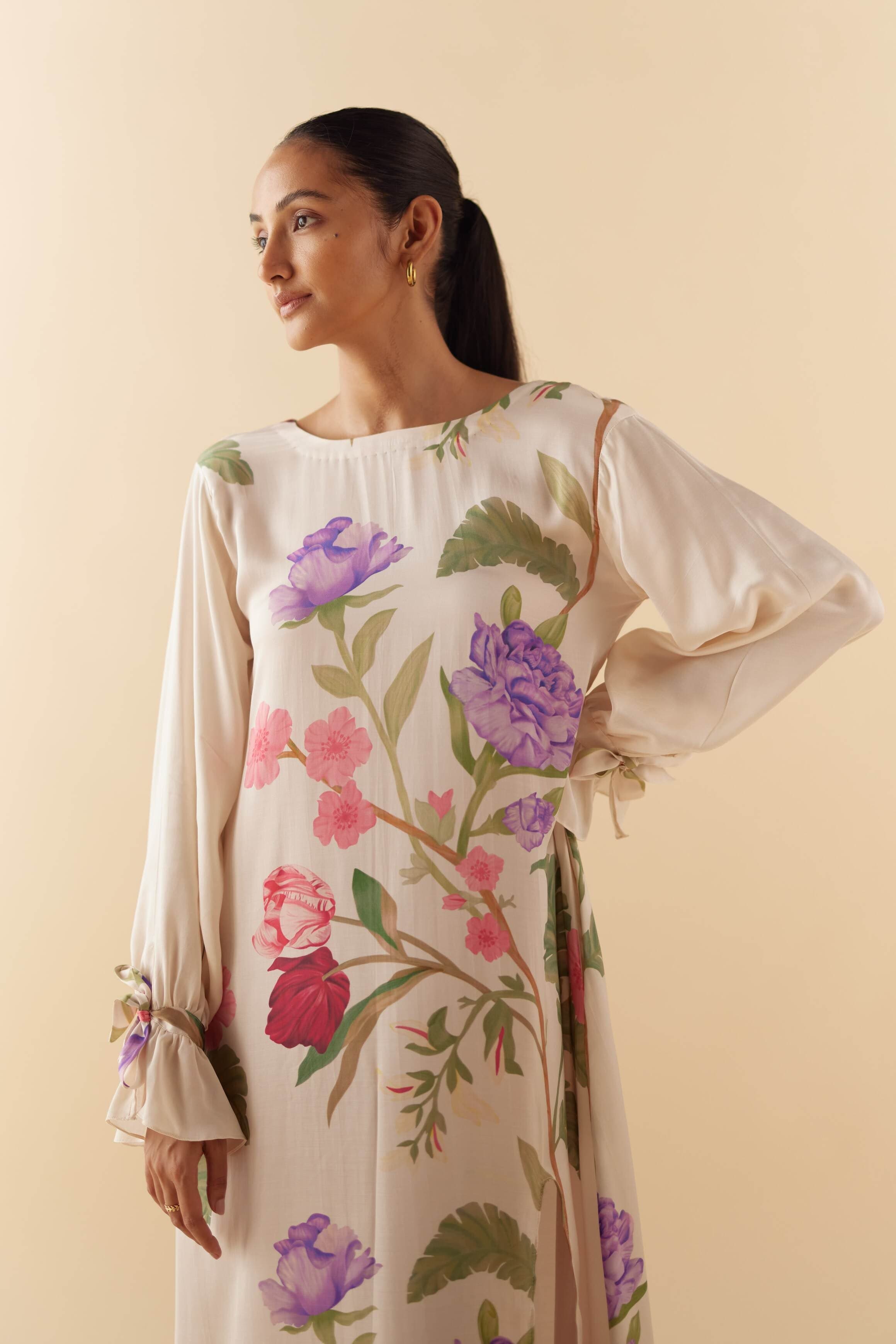 Thumbnail preview #3 for Floral Dream Lounge Dress