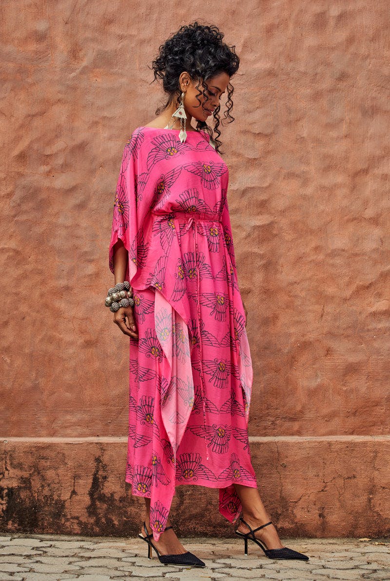 Thumbnail preview #2 for Hot Pink Kaftan