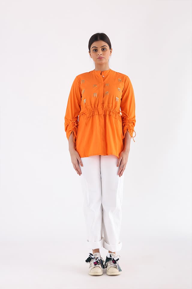 Thumbnail preview #4 for Drawstring Puff Shirt