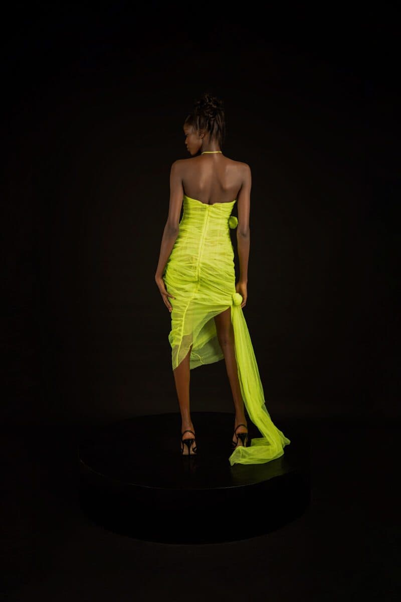 Thumbnail preview #3 for Chartreuse Dress
