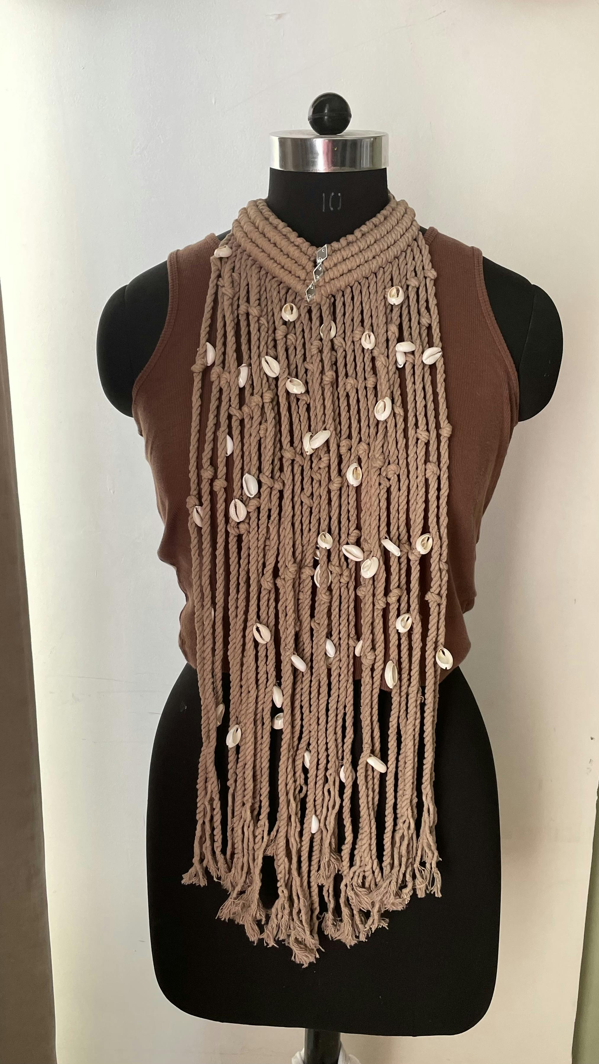 Zen Macramé Neckpiece, a product by Nidzign