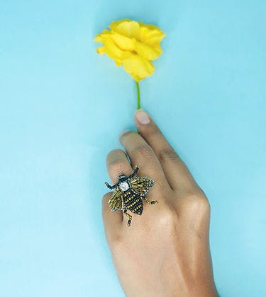 Honey bee Ring, a product by Label Pooja Rohra