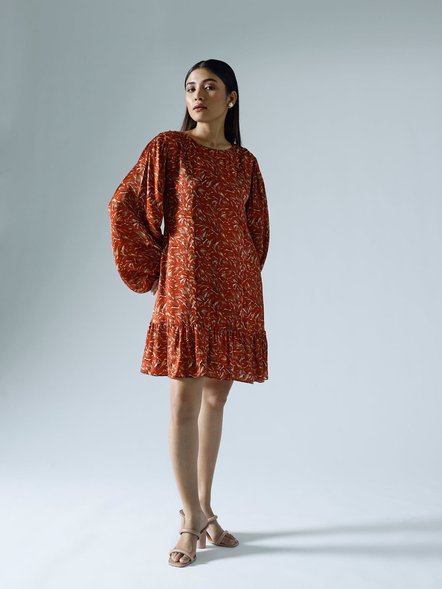 Waves Red Shift Dress, a product by KLAD