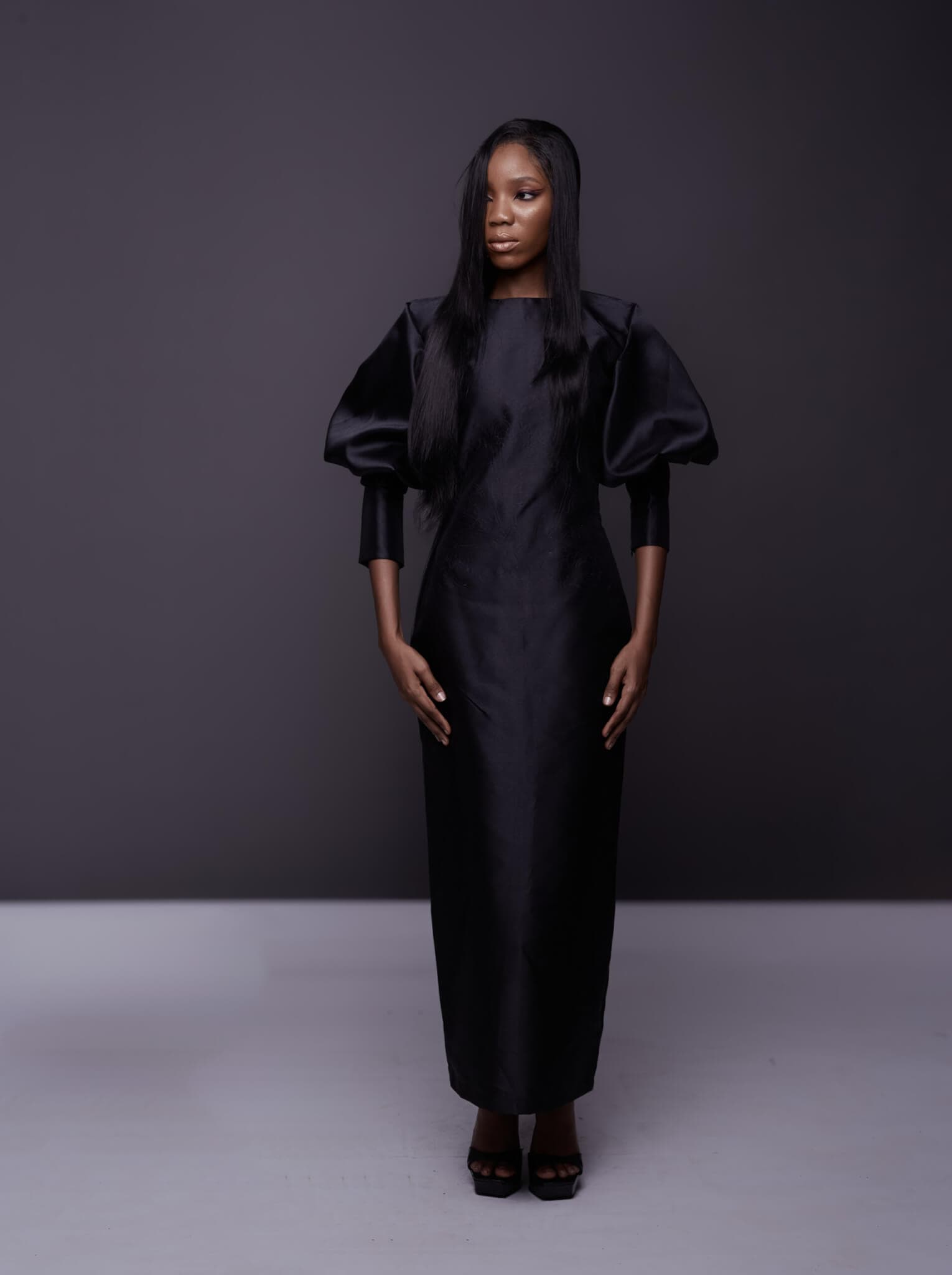 The Siah Puff dress, a product by Joseph Ejiro