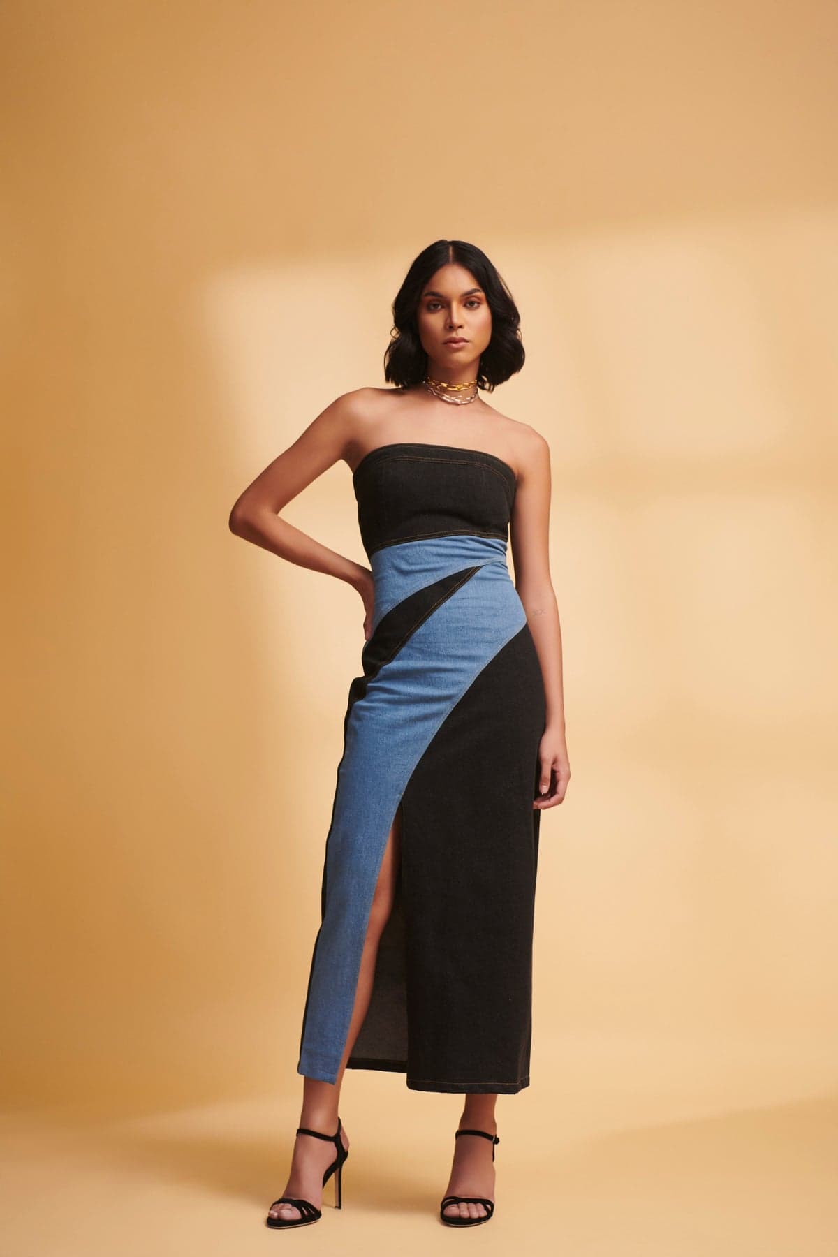 VALERIE Denim Midi, a product by Torqadorn