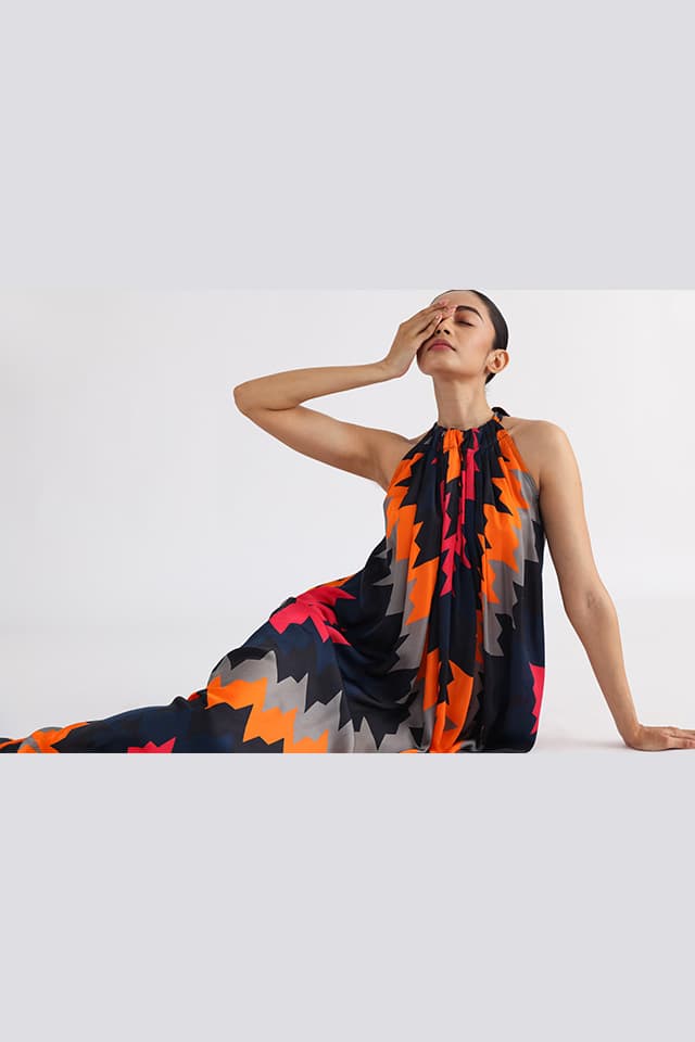 Thumbnail preview #3 for The Halter Flow Dress