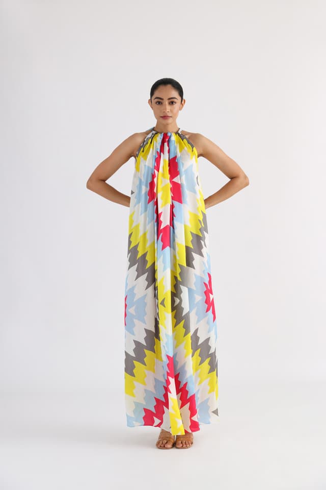 Thumbnail preview #4 for The Halter Flow Dress