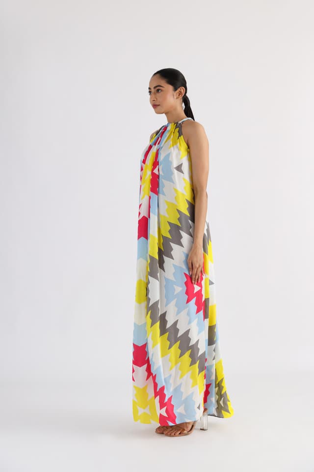 Thumbnail preview #5 for The Halter Flow Dress