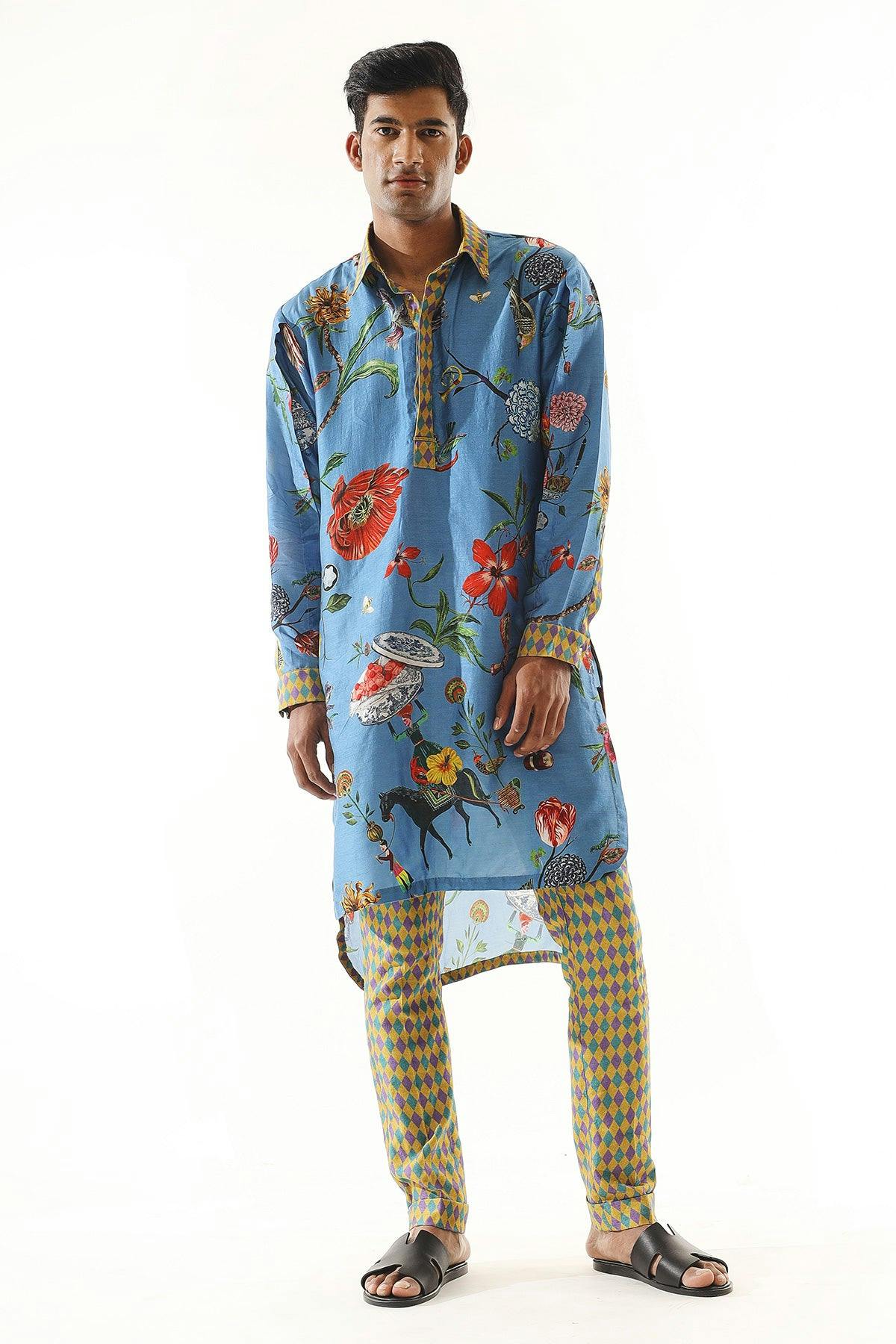 Thumbnail preview #0 for Printed Kurta And Pant Set