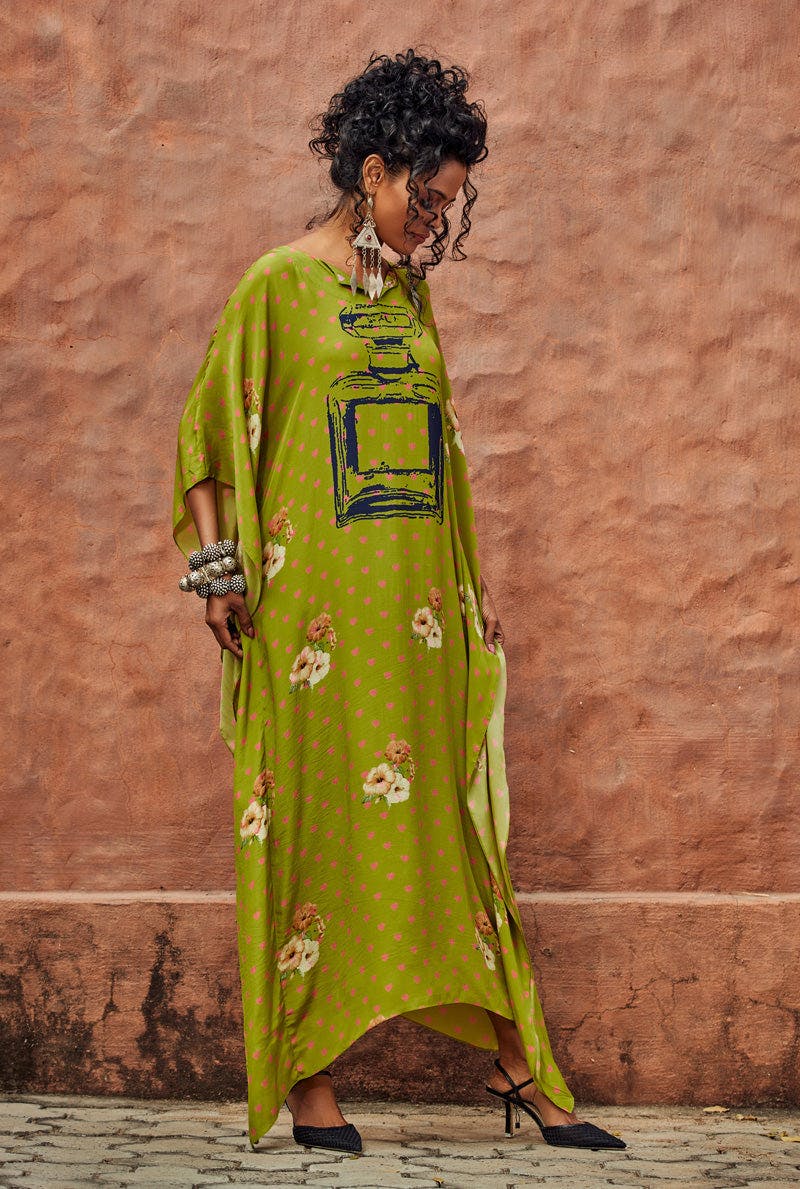 Thumbnail preview #2 for Green Kaftan