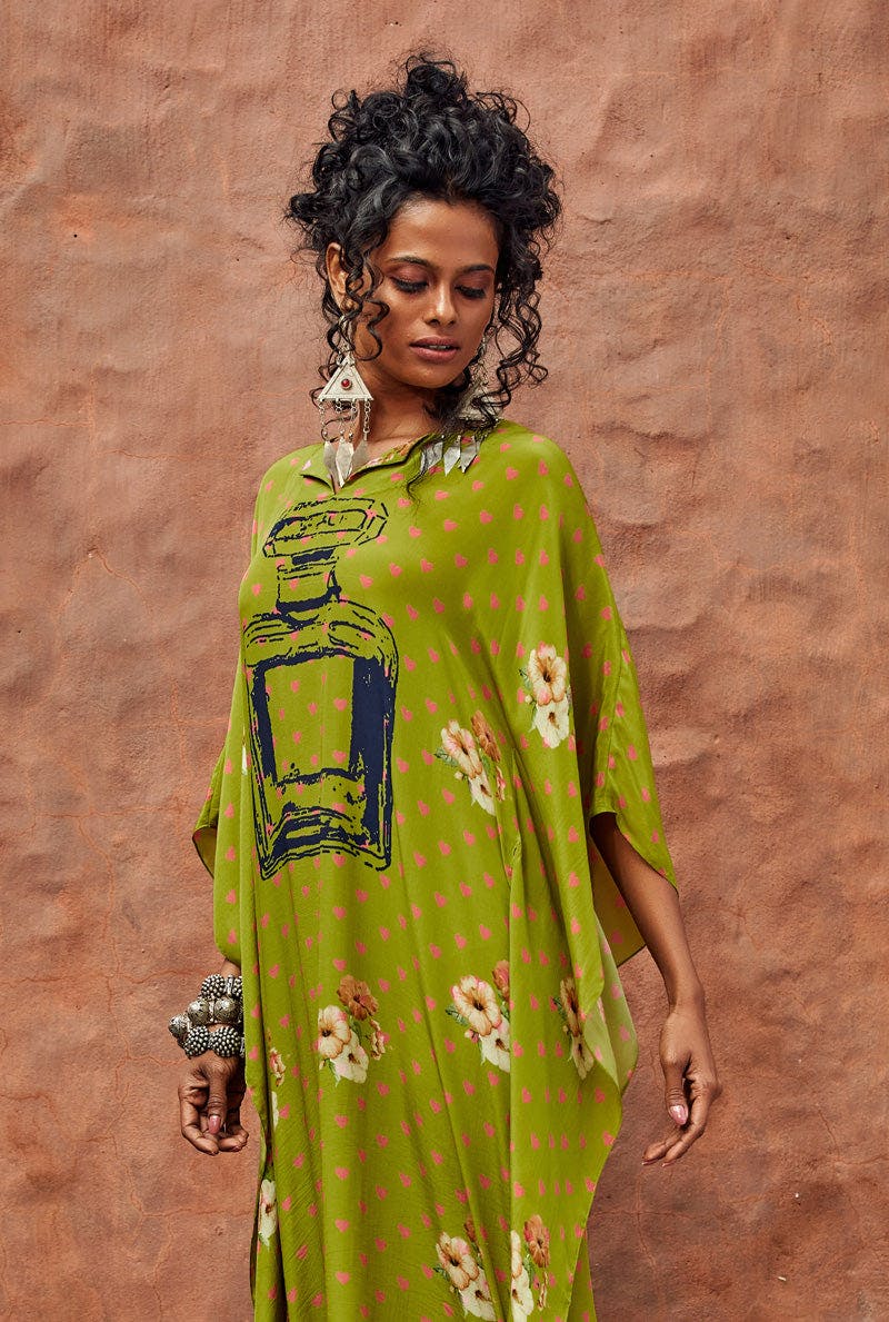 Thumbnail preview #3 for Green Kaftan