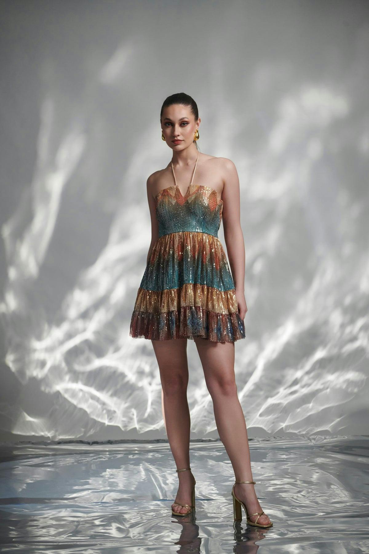 AQUILA Ruffle Dress, a product by Torqadorn