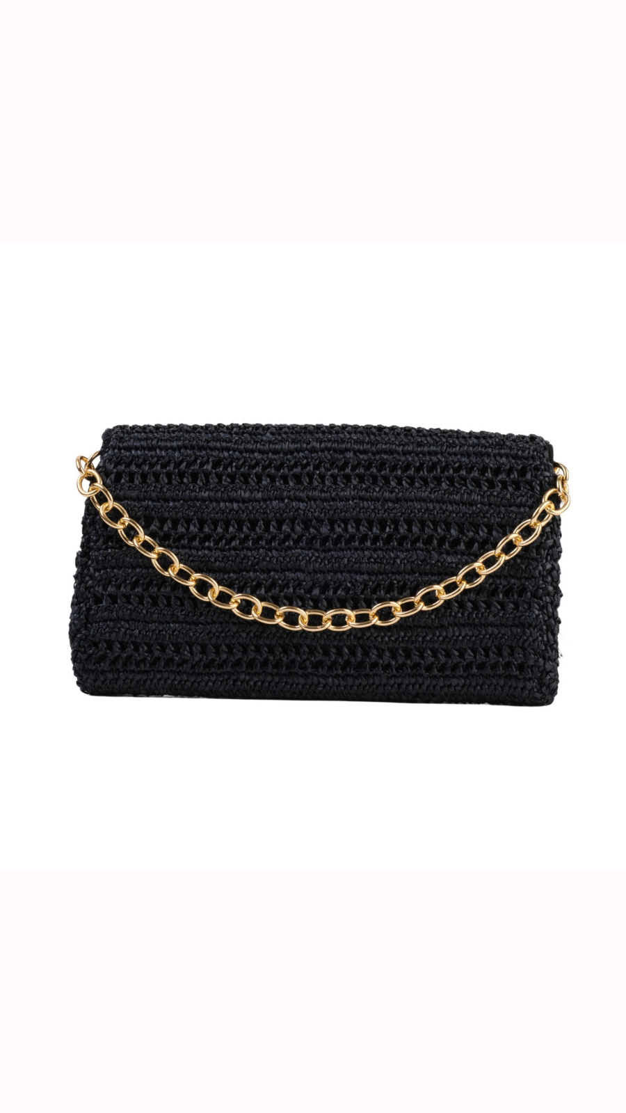 Thumbnail preview #2 for Slim Real Raffia Clutch