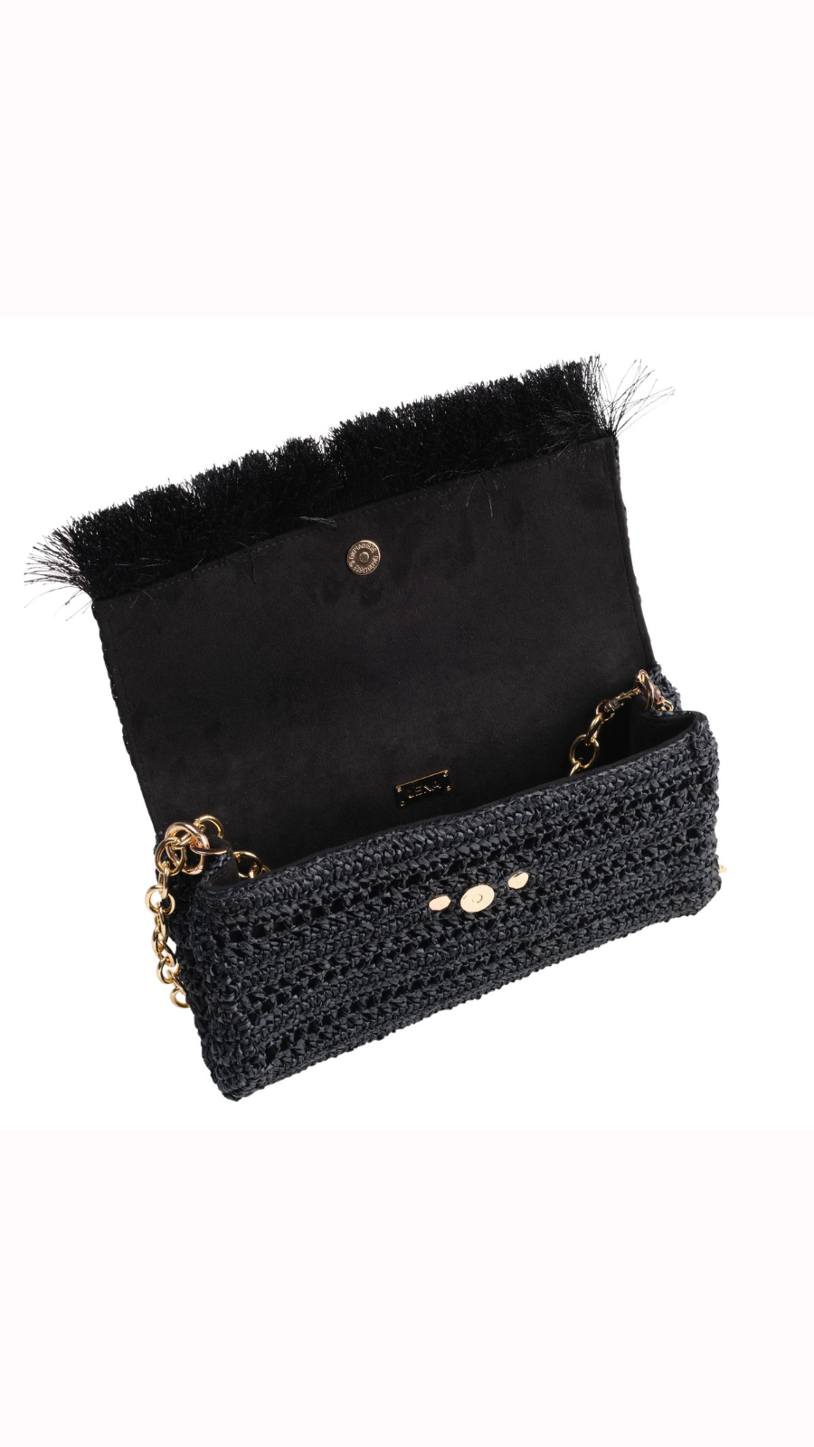 Thumbnail preview #3 for Slim Real Raffia Clutch