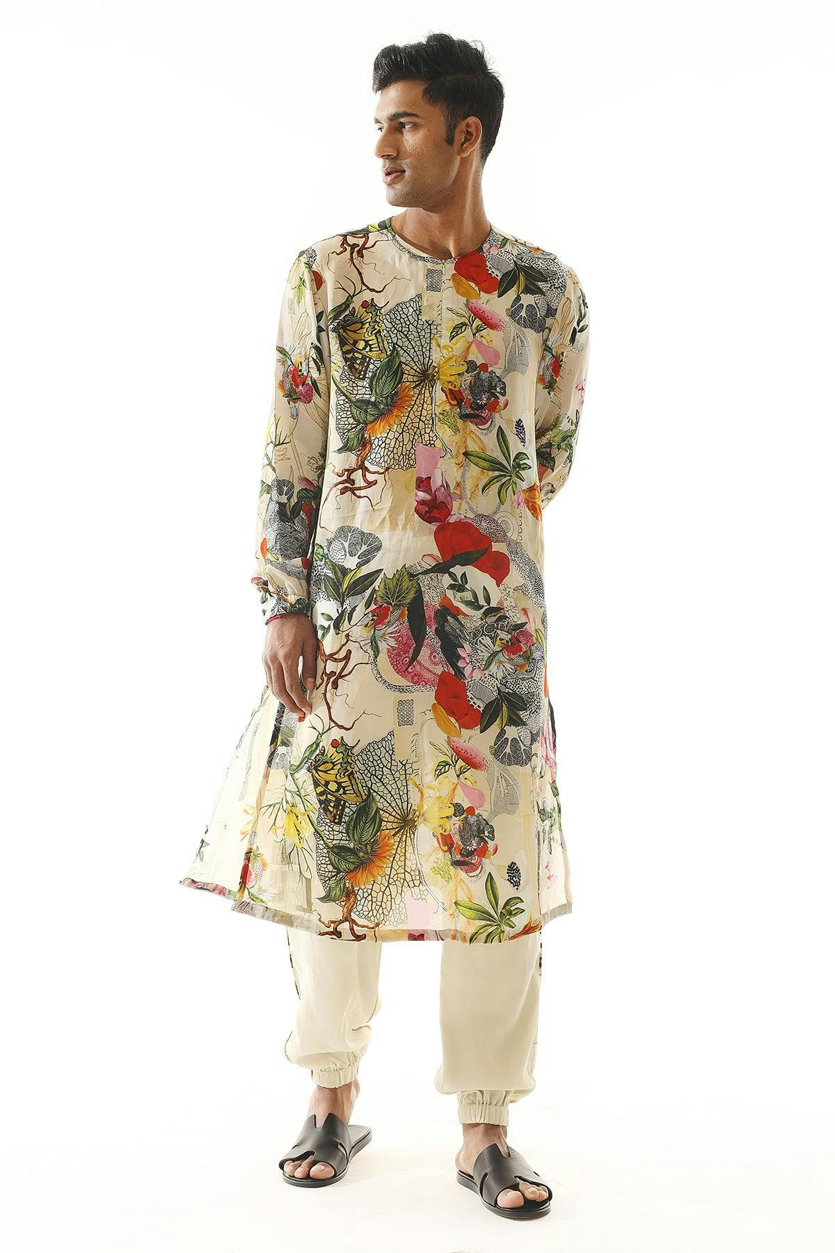 Thumbnail preview #1 for Printed Kurta With Pant Set