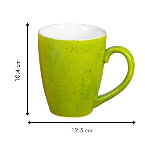 Thumbnail preview #1 for Green Solid Color Ceramic Coffee Mug