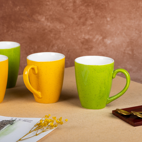 Thumbnail preview #0 for Green Solid Color Ceramic Coffee Mug