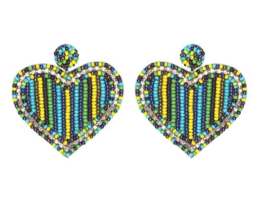 Heart Earrings, a product by Label Pooja Rohra