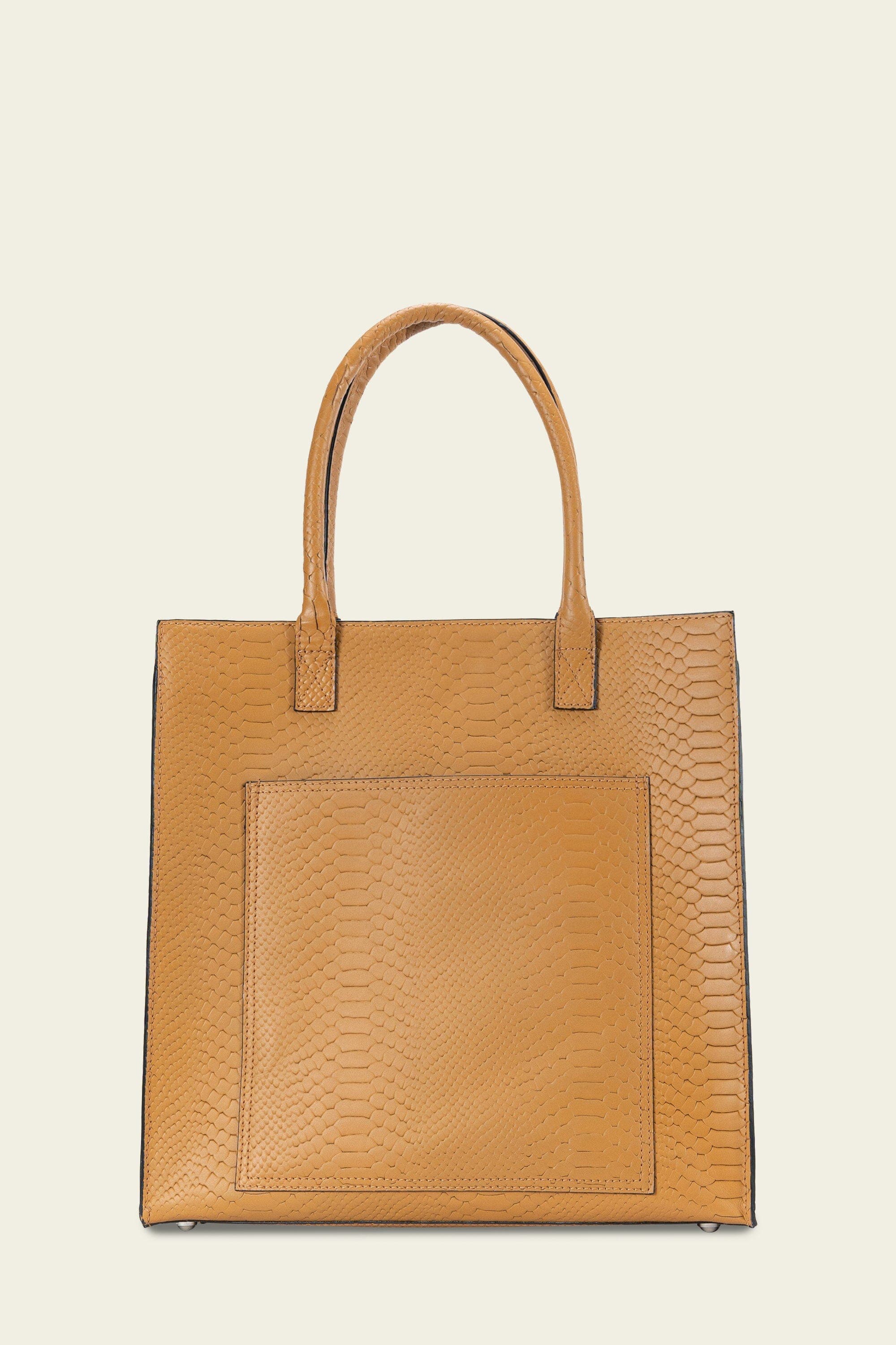 Box Tote Tan Croc, a product by Mistry 