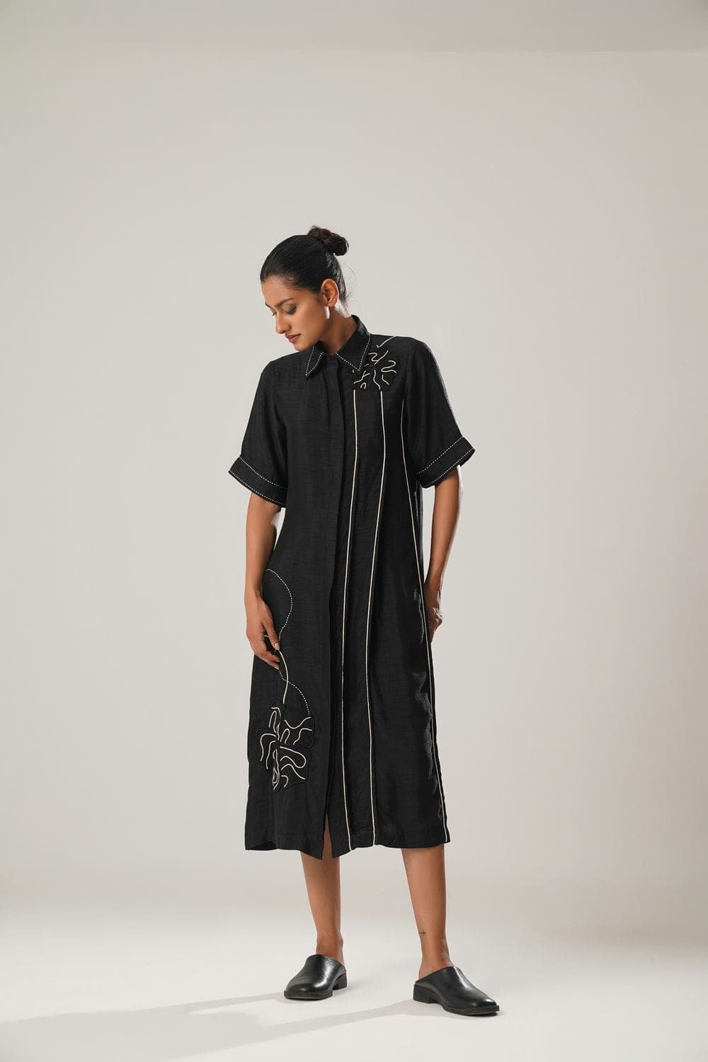 ATBW - MJ Black Pleated Dress, a product by ATBW