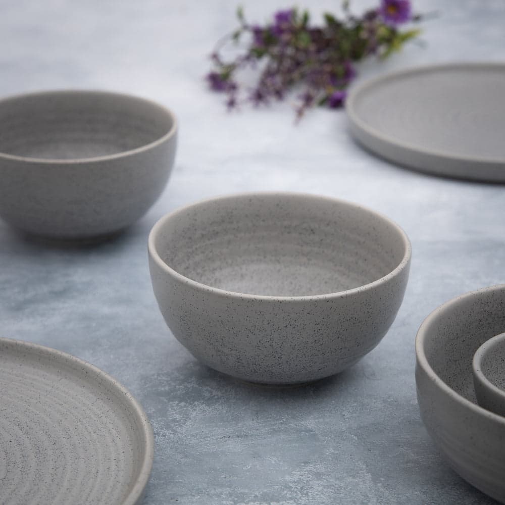 Fusion Grey Snack / Nut Bowl 4.5" - Pack of 2, a product by The Table Company