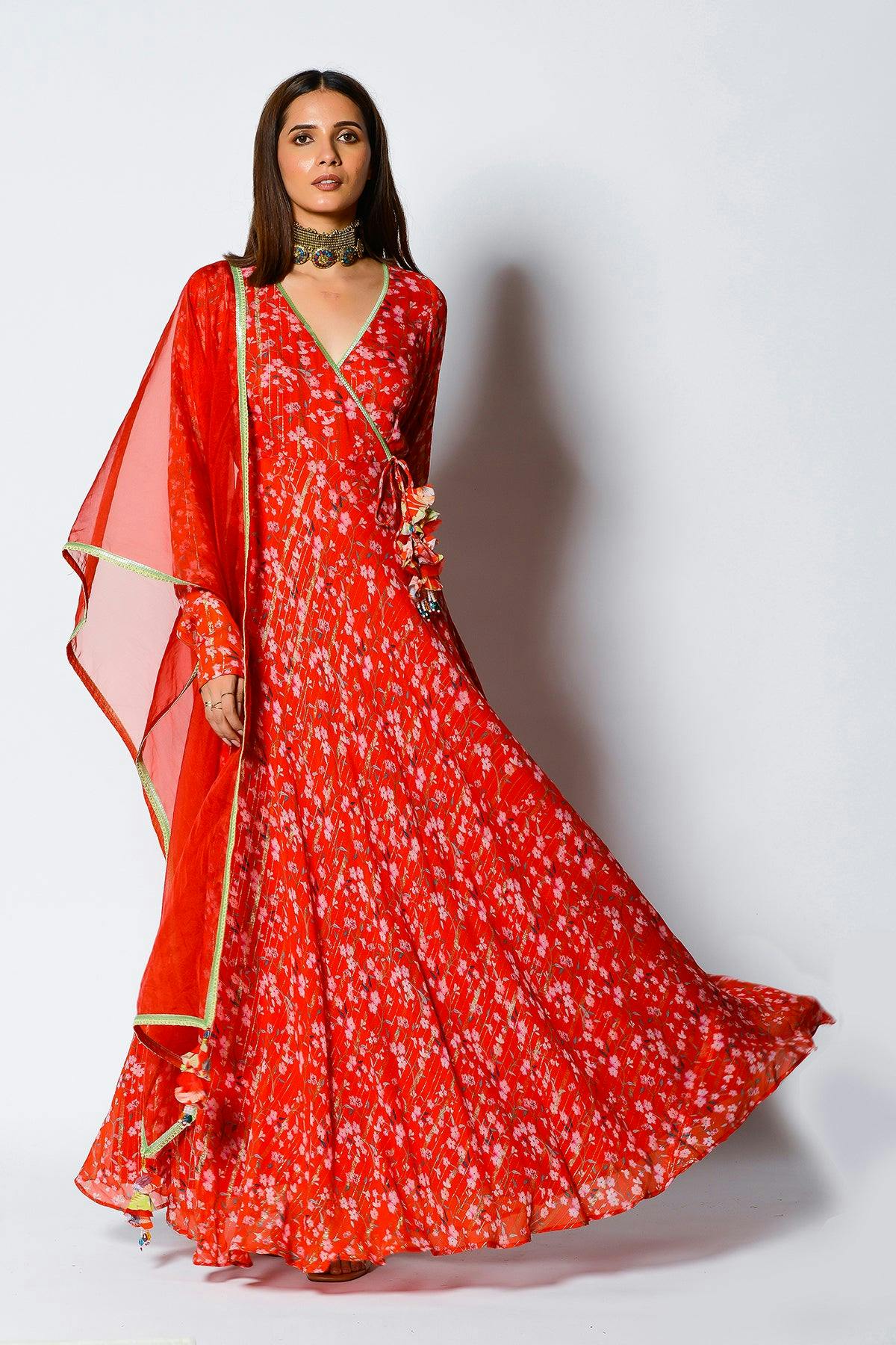 Rv Paprika Anarkali, a product by Rishi and Vibhuti