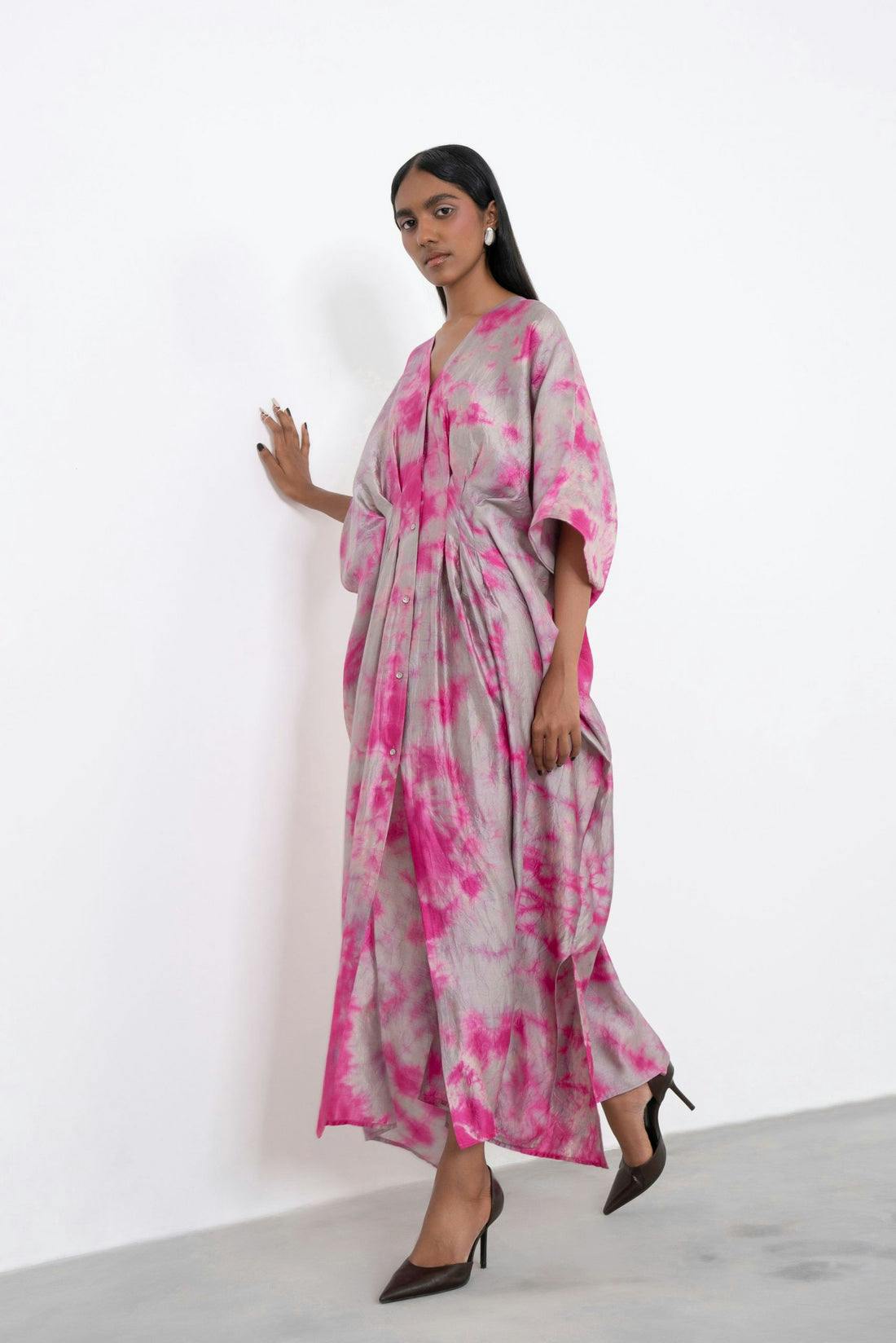 Thumbnail preview #2 for Bougainvillea Cloud Kaftan