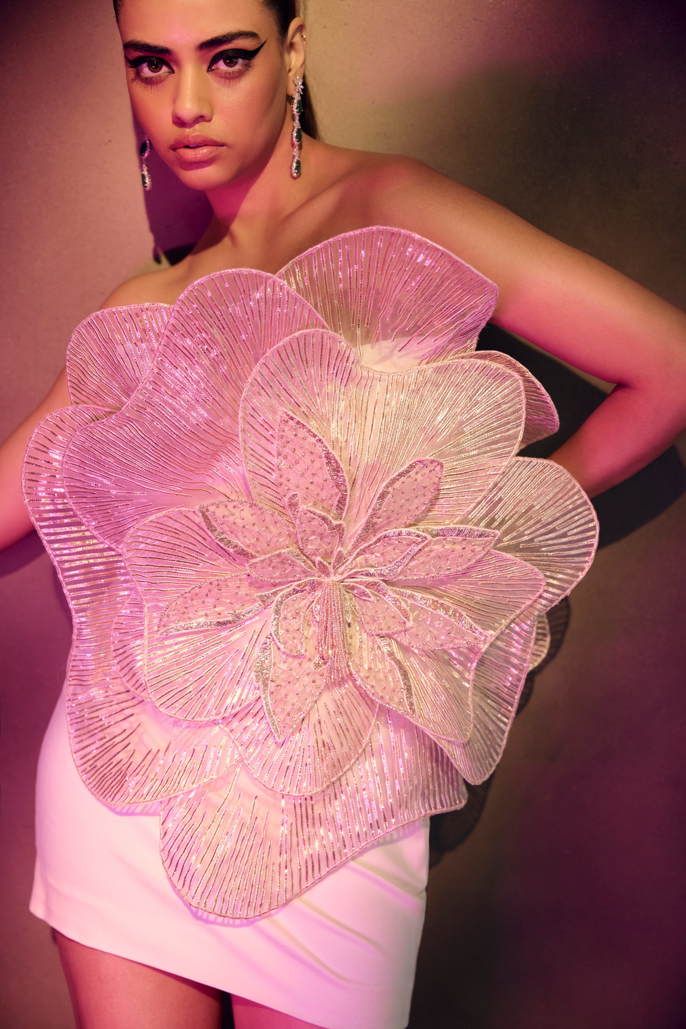 Thumbnail preview #2 for Ivory Cocktail Dress