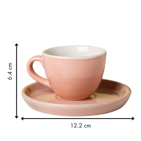 Thumbnail preview #1 for Solid Pink Color Espresso Cup and Saucer