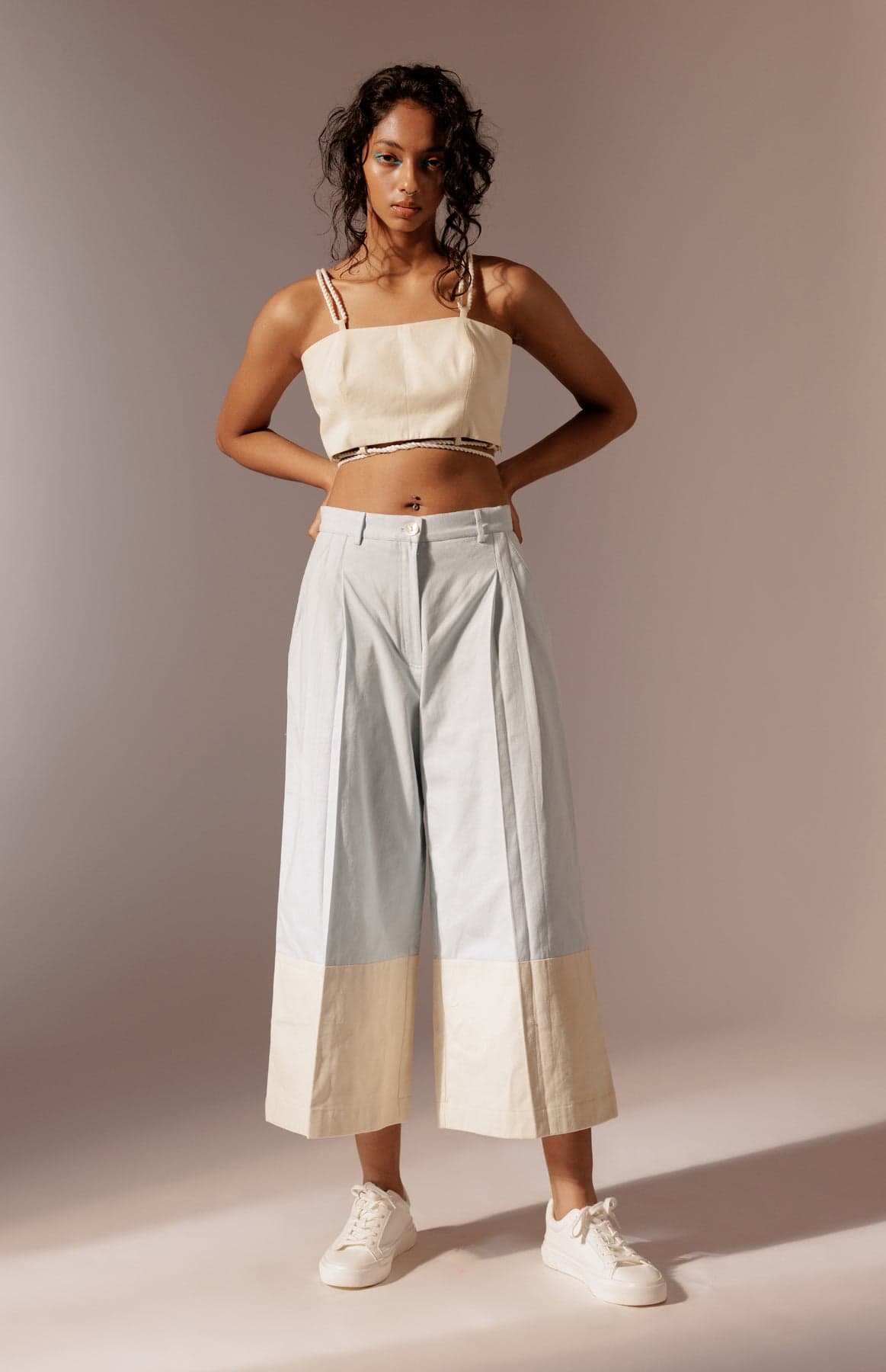 Maia Colour-Block Culottes, a product by Advait India
