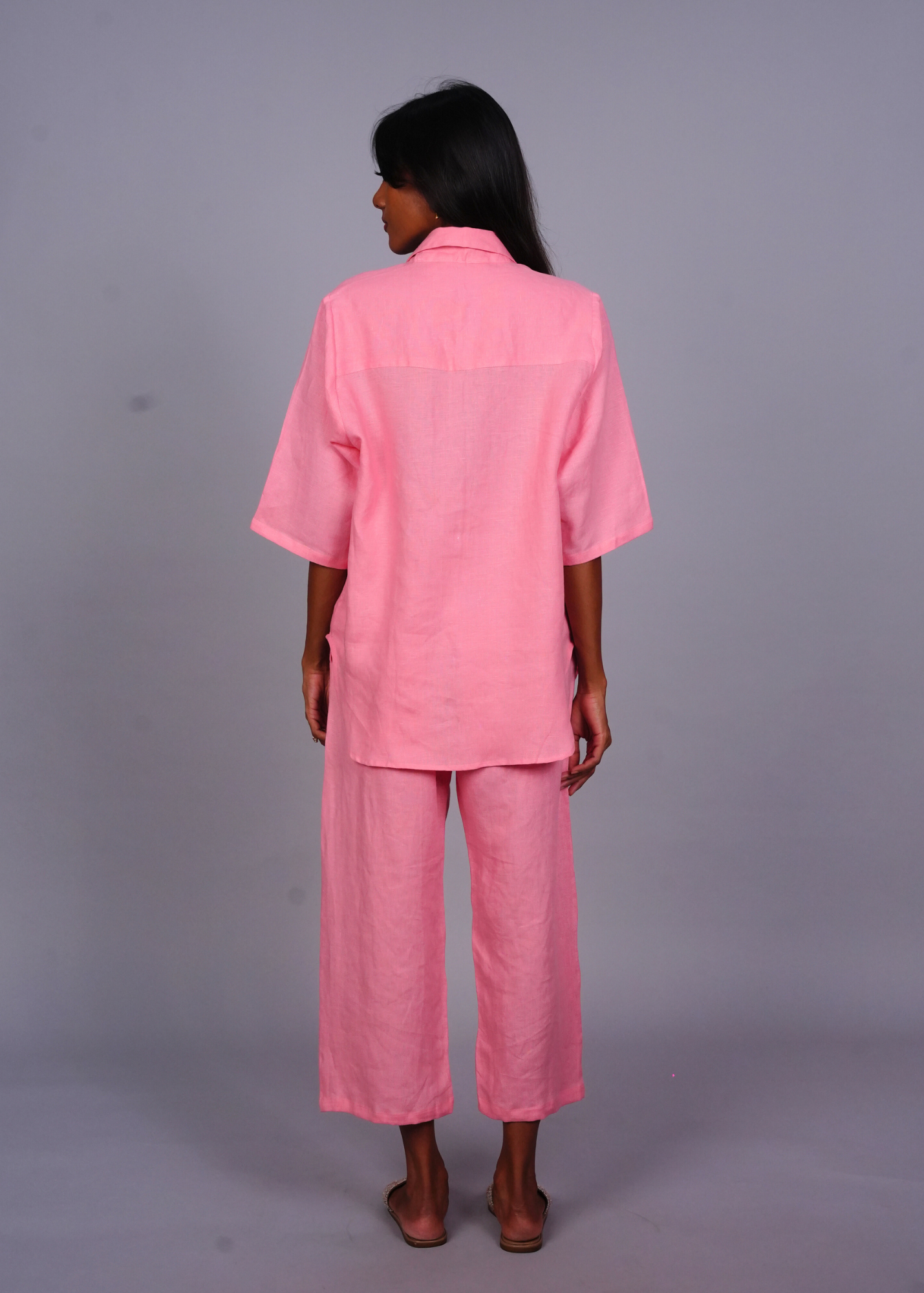 Thumbnail preview #4 for Tassel Tunic - Guava Linen