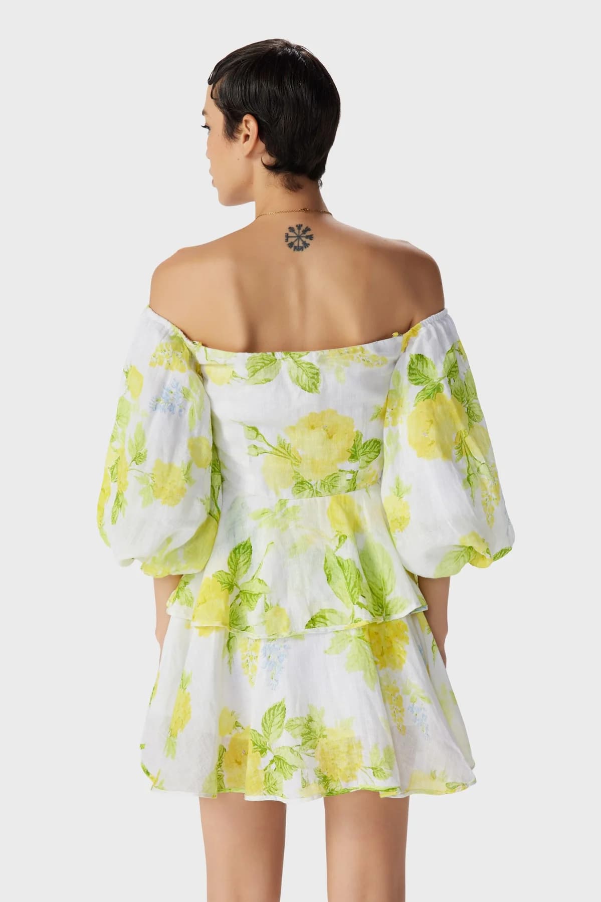 Thumbnail preview #1 for Fleur Off Shoulder Short Dress