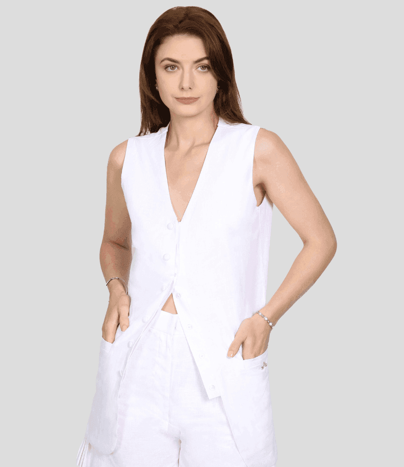 REGINA  WHITE TOP, a product by Muda Clothing