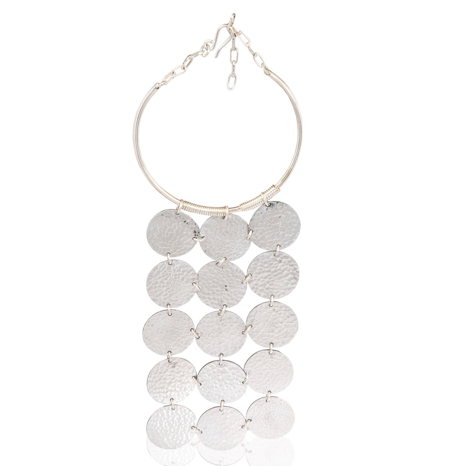 Thumbnail preview #1 for Faridah Aluminium Statement Neckpiece