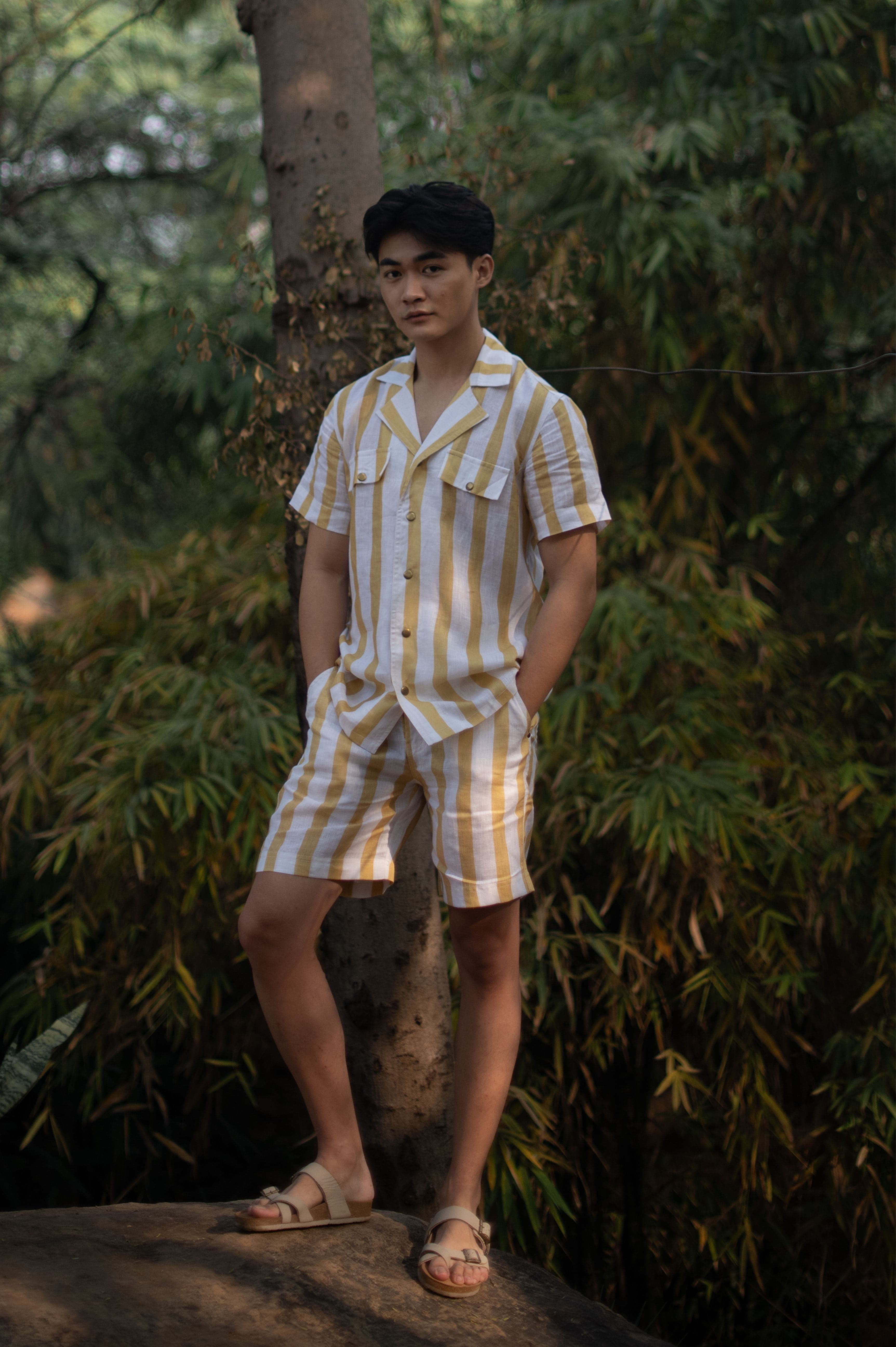 Moira Shorts Menswear- Printed, a product by The Terra Tribe
