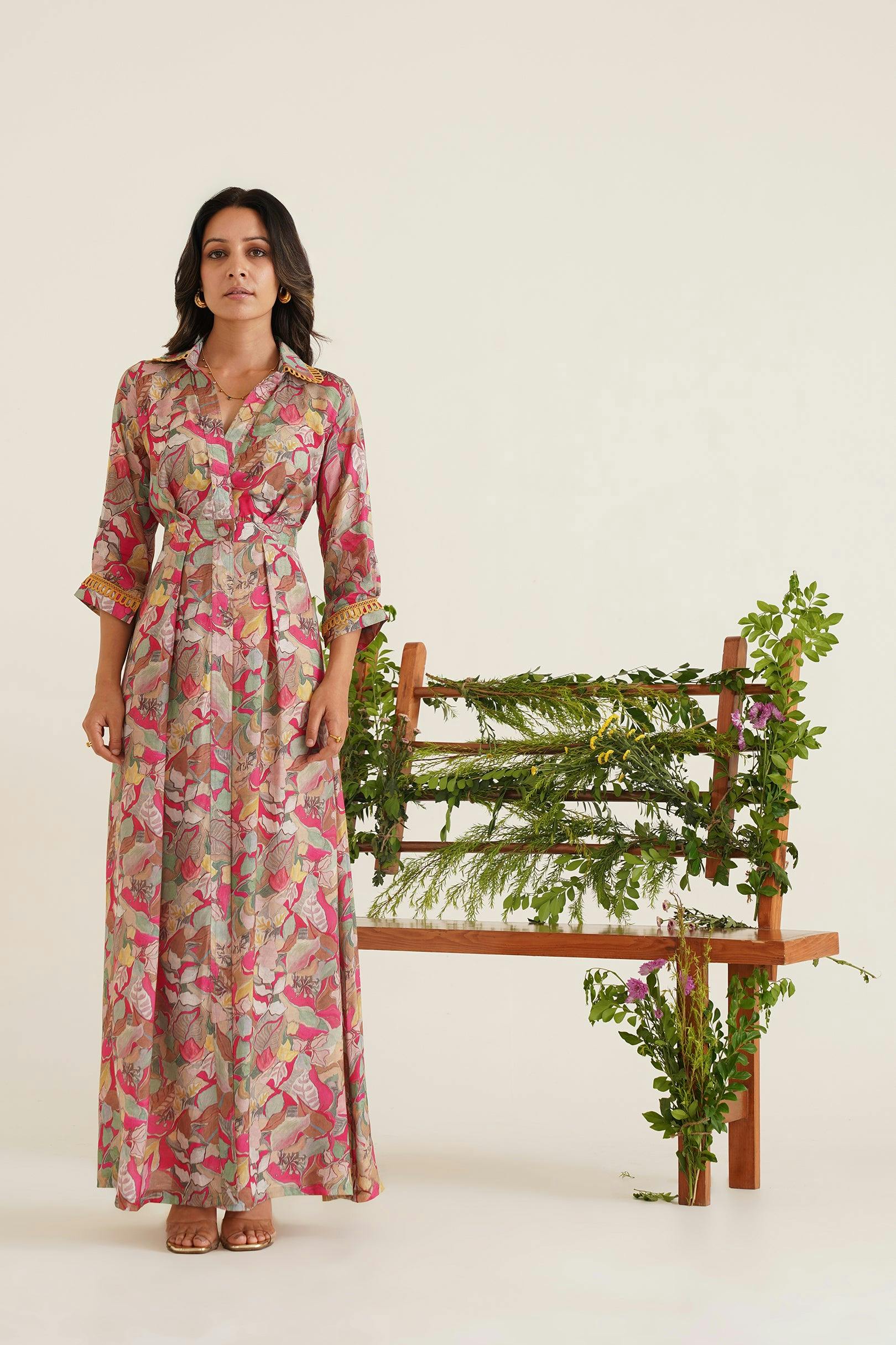 Oprah Maxi Wrap Dress, a product by Sunandini