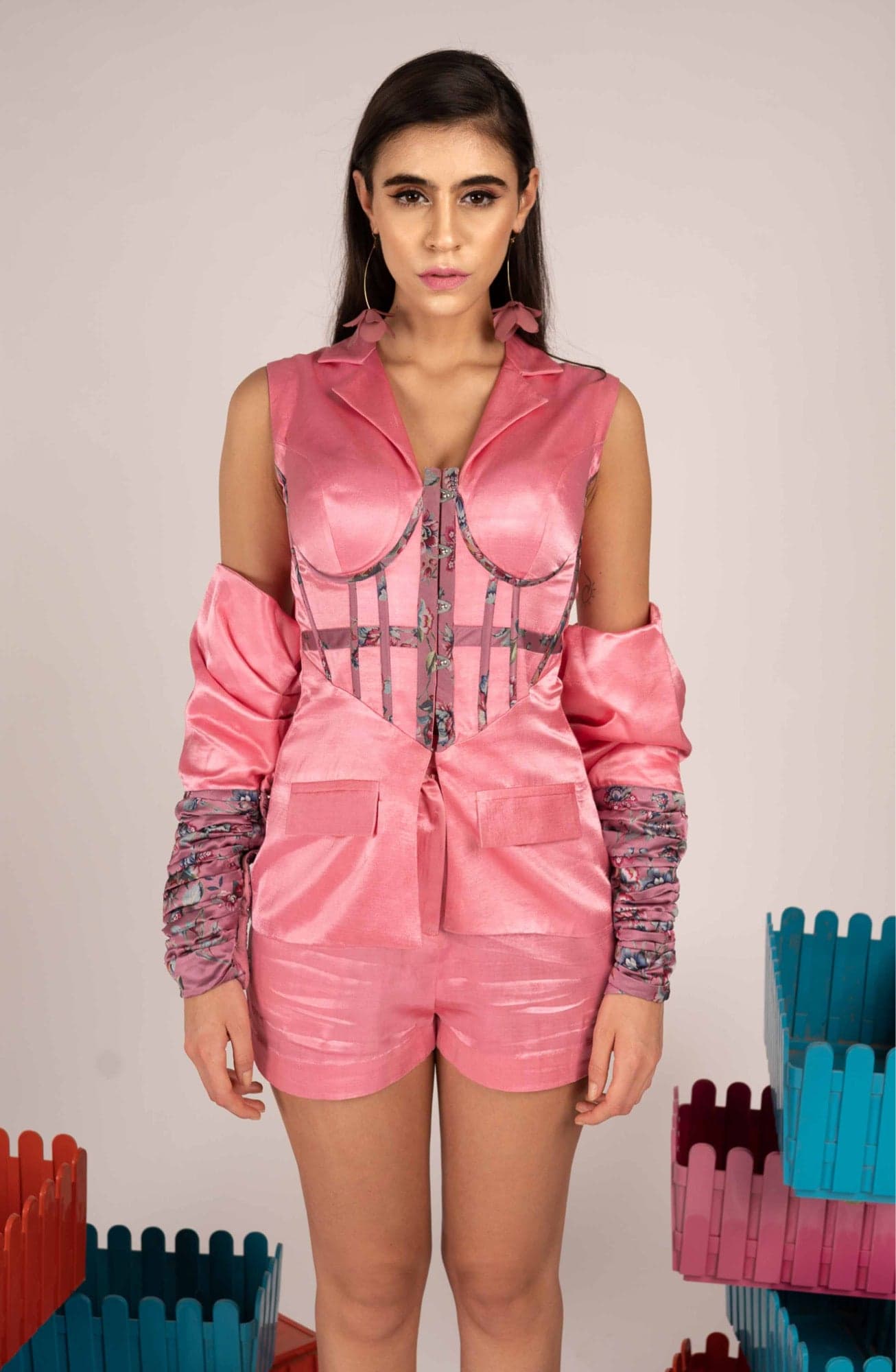 Thumbnail preview #1 for Rosy Playsuit CO-ord set