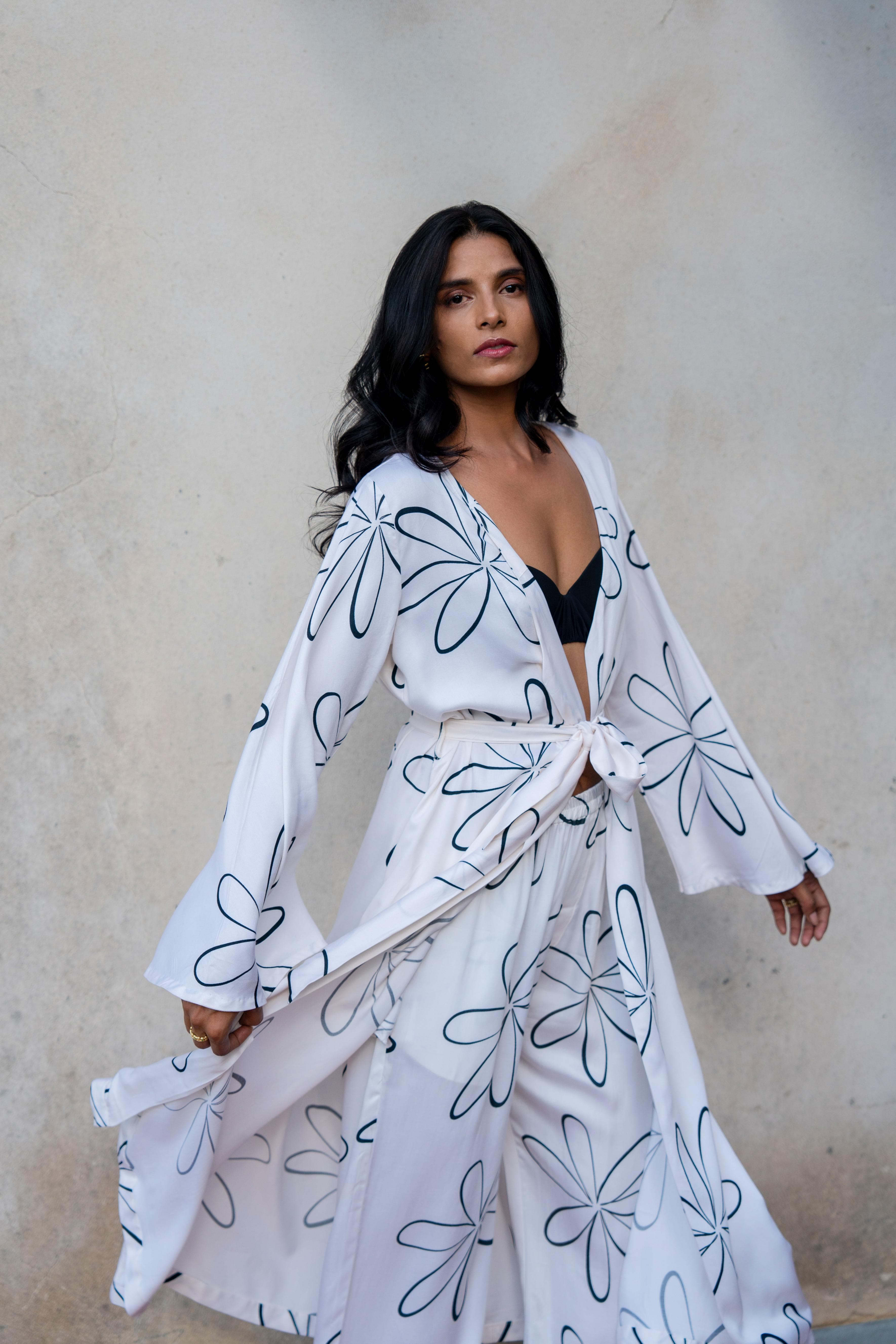 Thumbnail preview #0 for Bloom Printed Robe