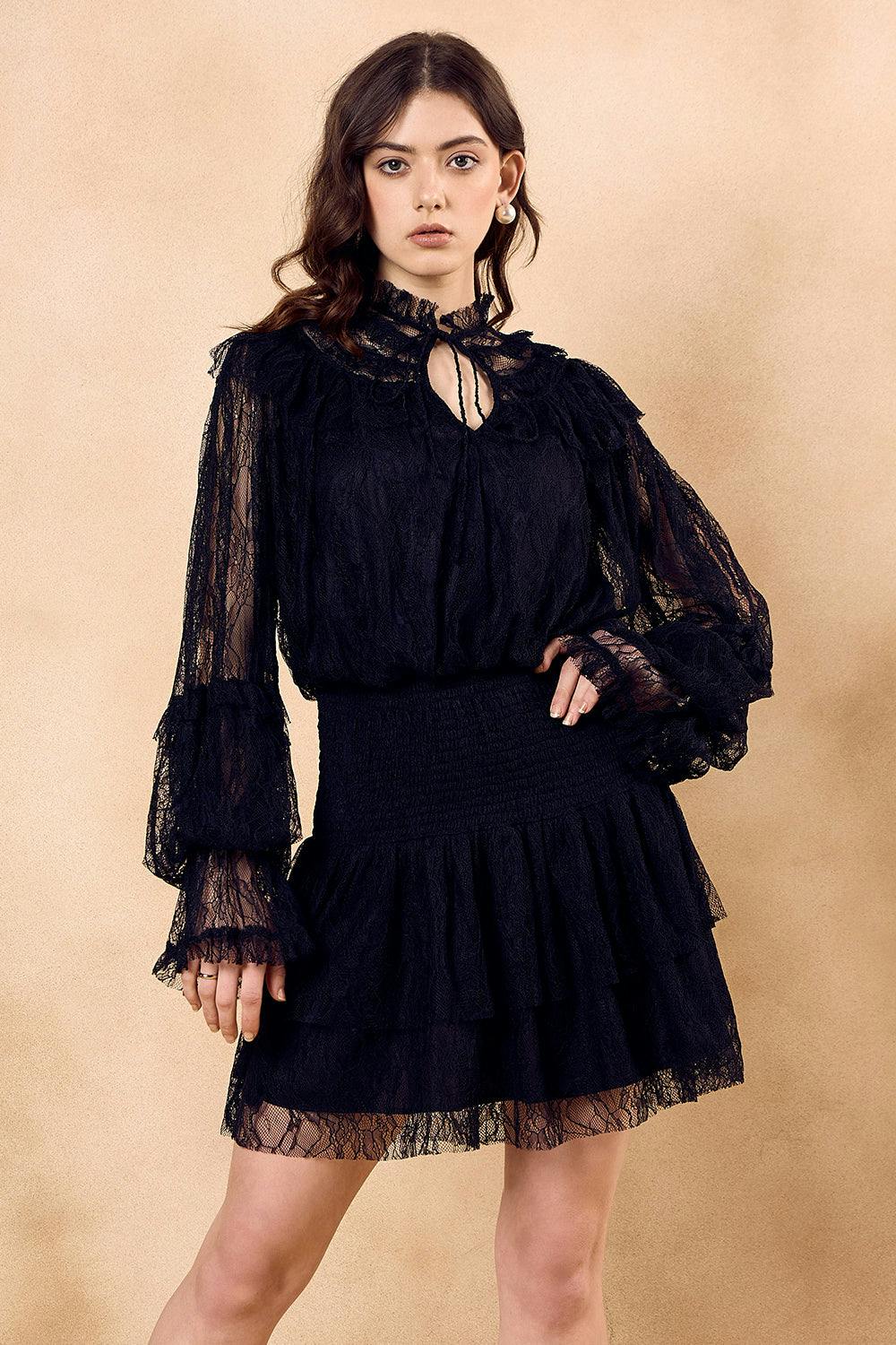 Marilyn Lace Dress-Black, a product by Belucci