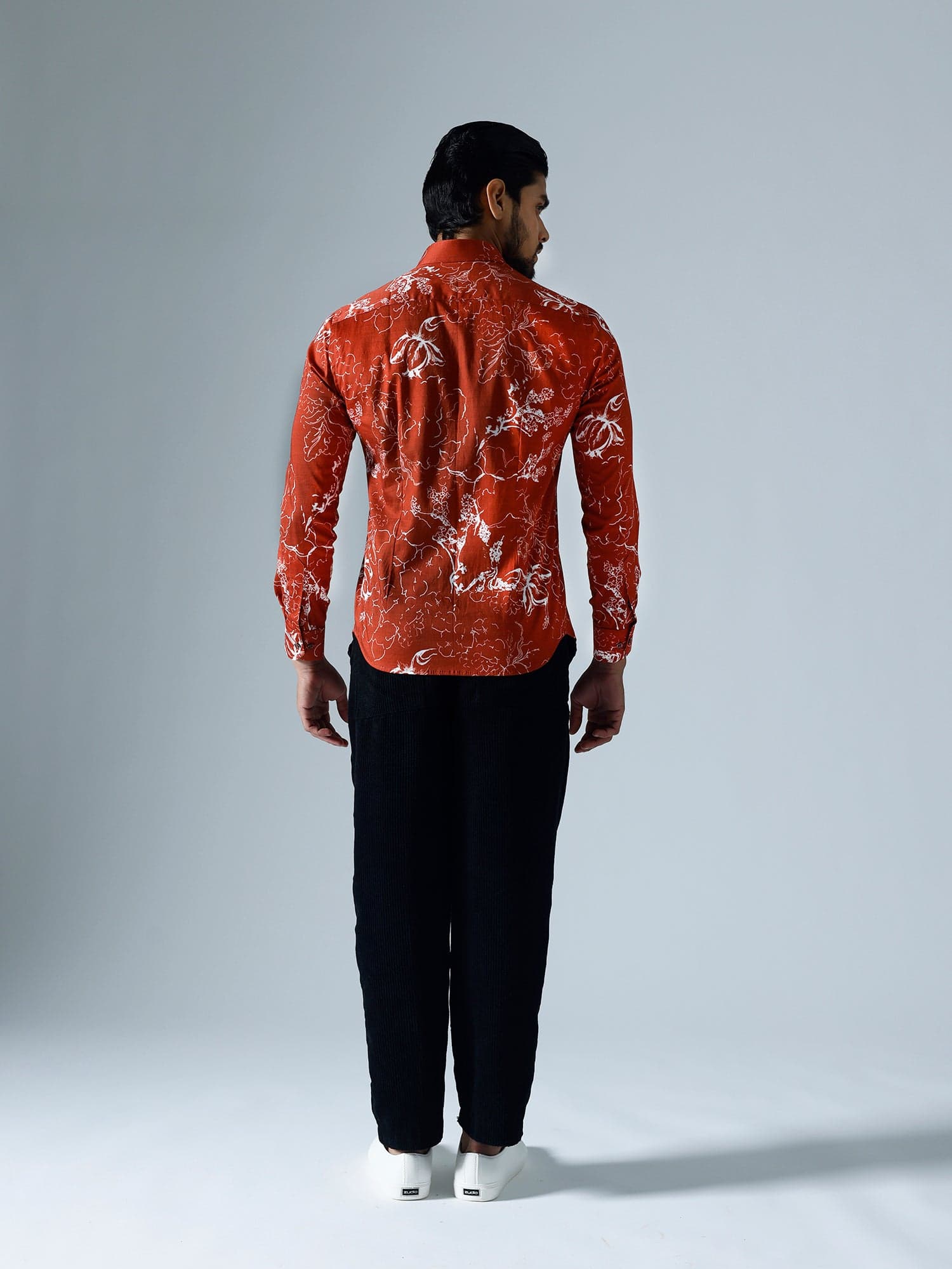 Thumbnail preview #2 for Bloom Red Full Sleeves Shirt