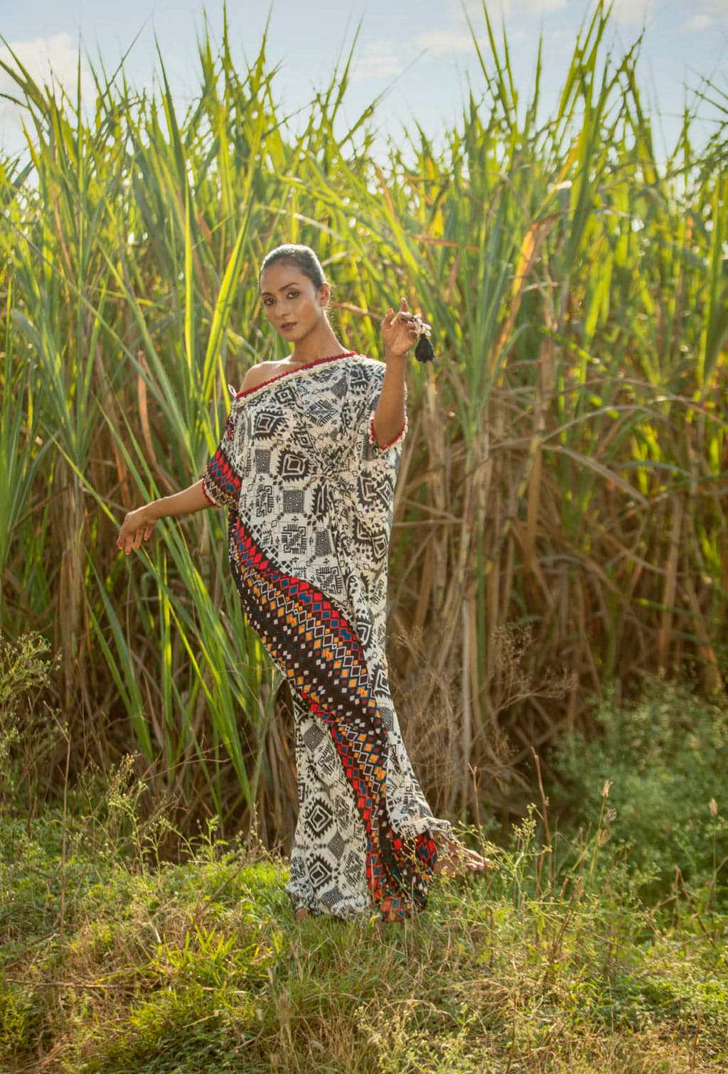 Bititi Knotted Kaftan Dress, a product by COEUR by Ankita Khurana