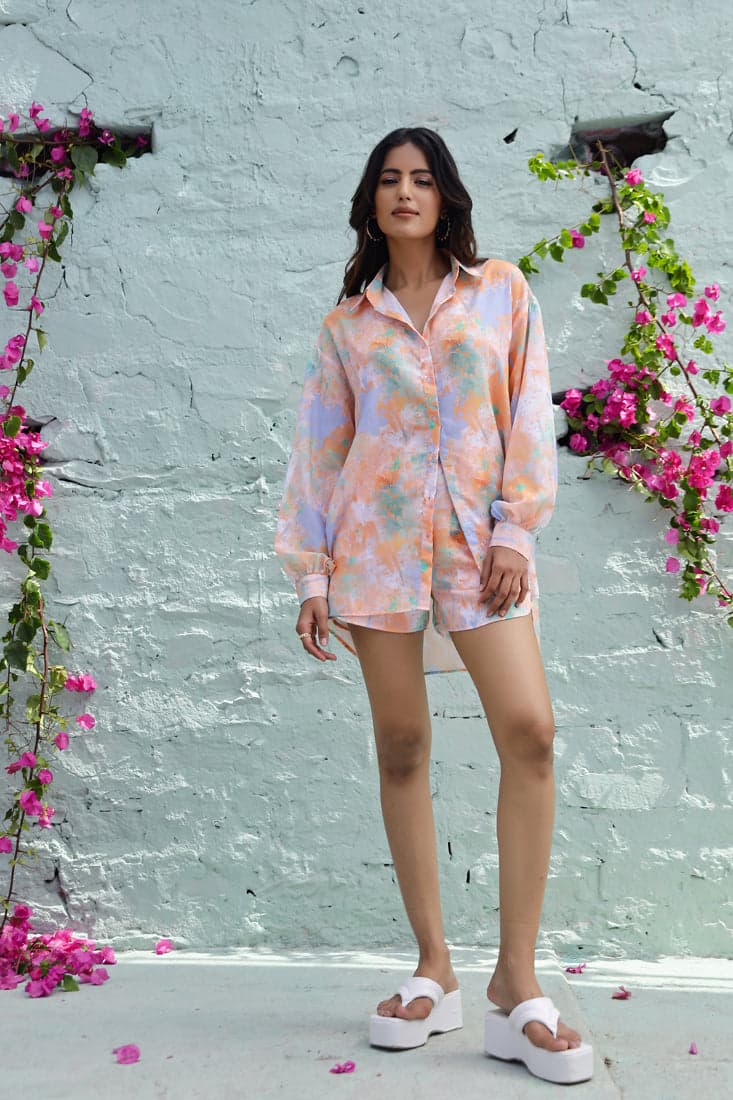 Thumbnail preview #2 for Raven-The Color Me Wild Oversized Shirt