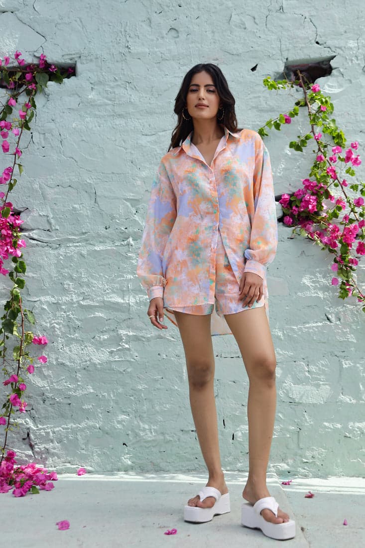 Raven-The Color Me Wild Oversized Shirt, a product by AlterEgoIndia