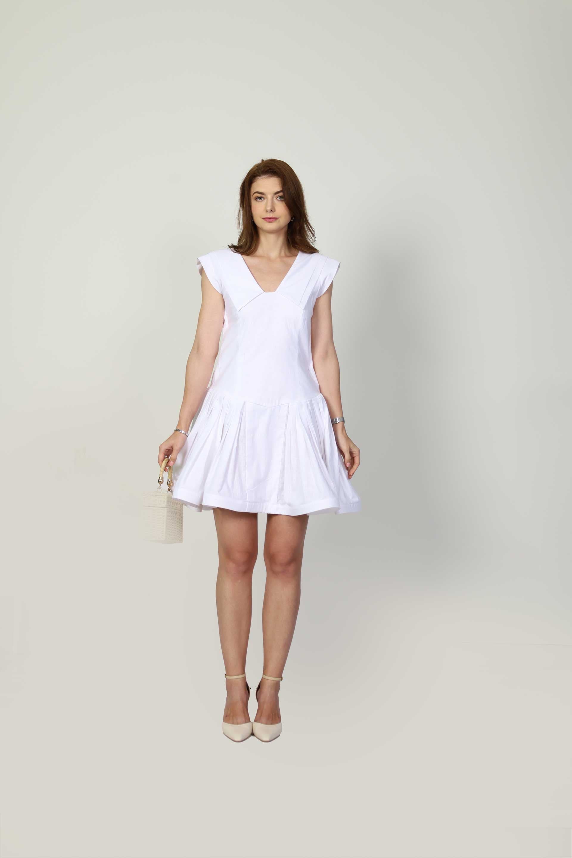 TIFFANY DRESS WHITE, a product by Muda Clothing