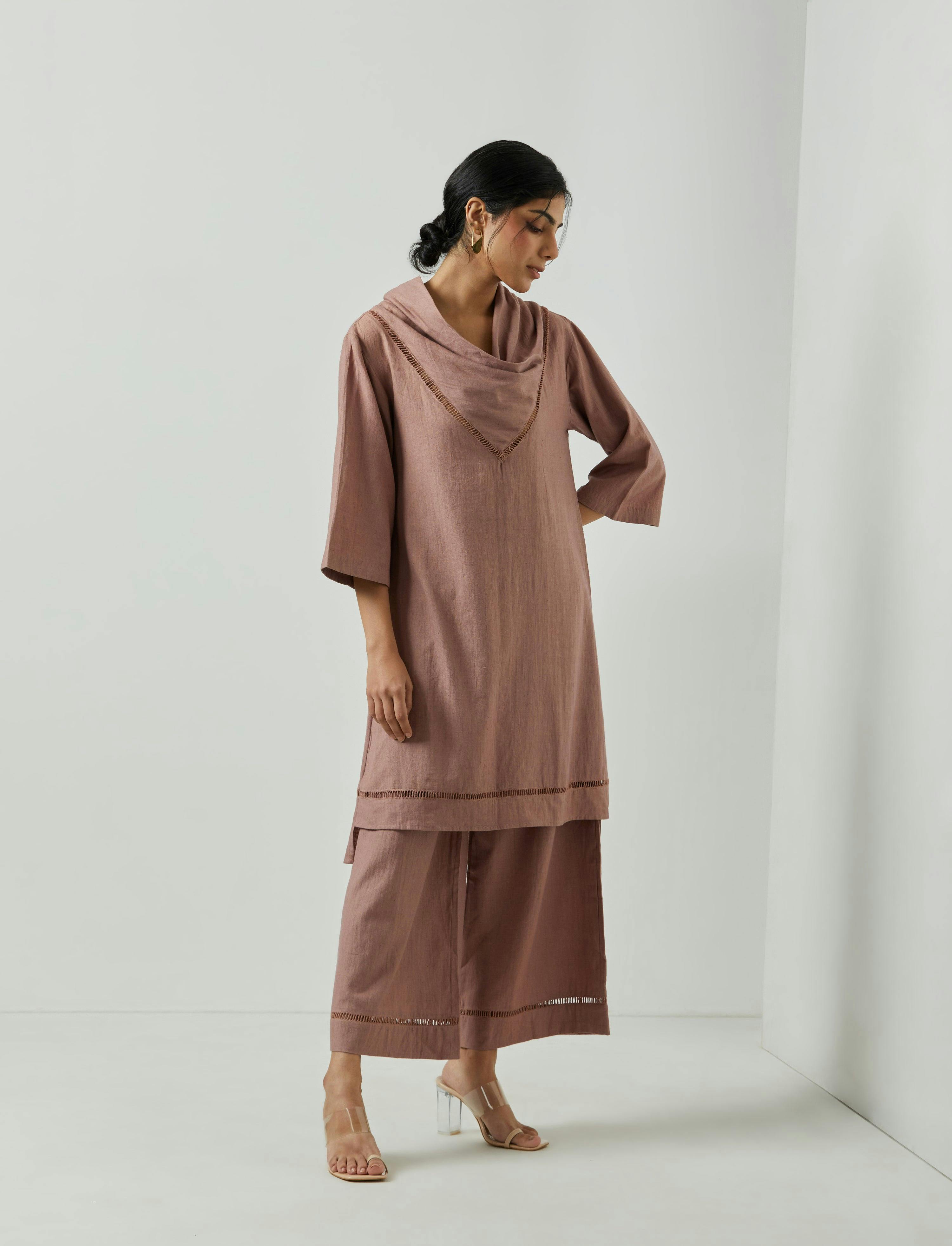 Thumbnail preview #2 for PALE MAUVE FOLIO TUNIC - 1 PC