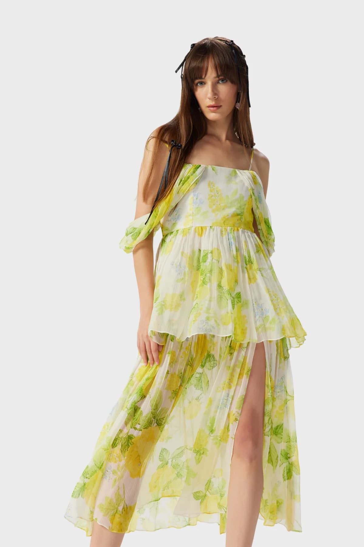 Fleur Strappy Midi Dress, a product by THE IASO