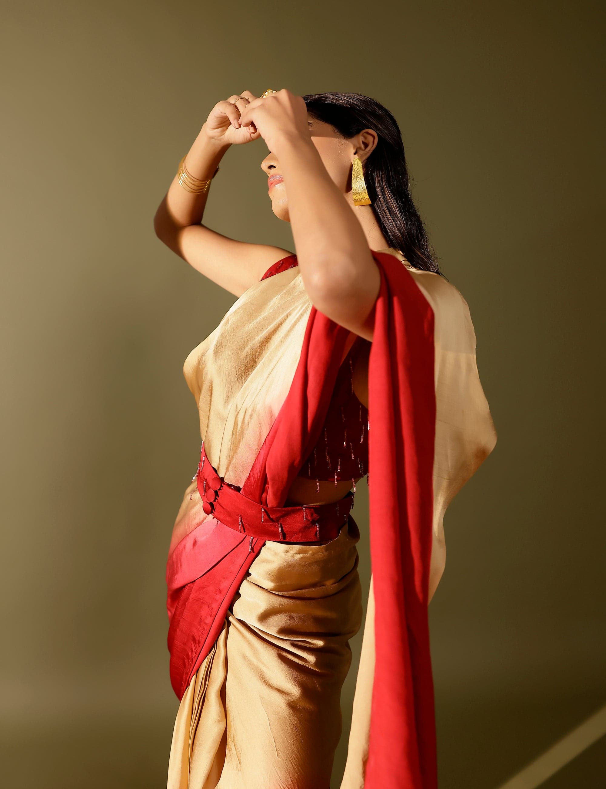 Thumbnail preview #4 for Basale collar pallu saree