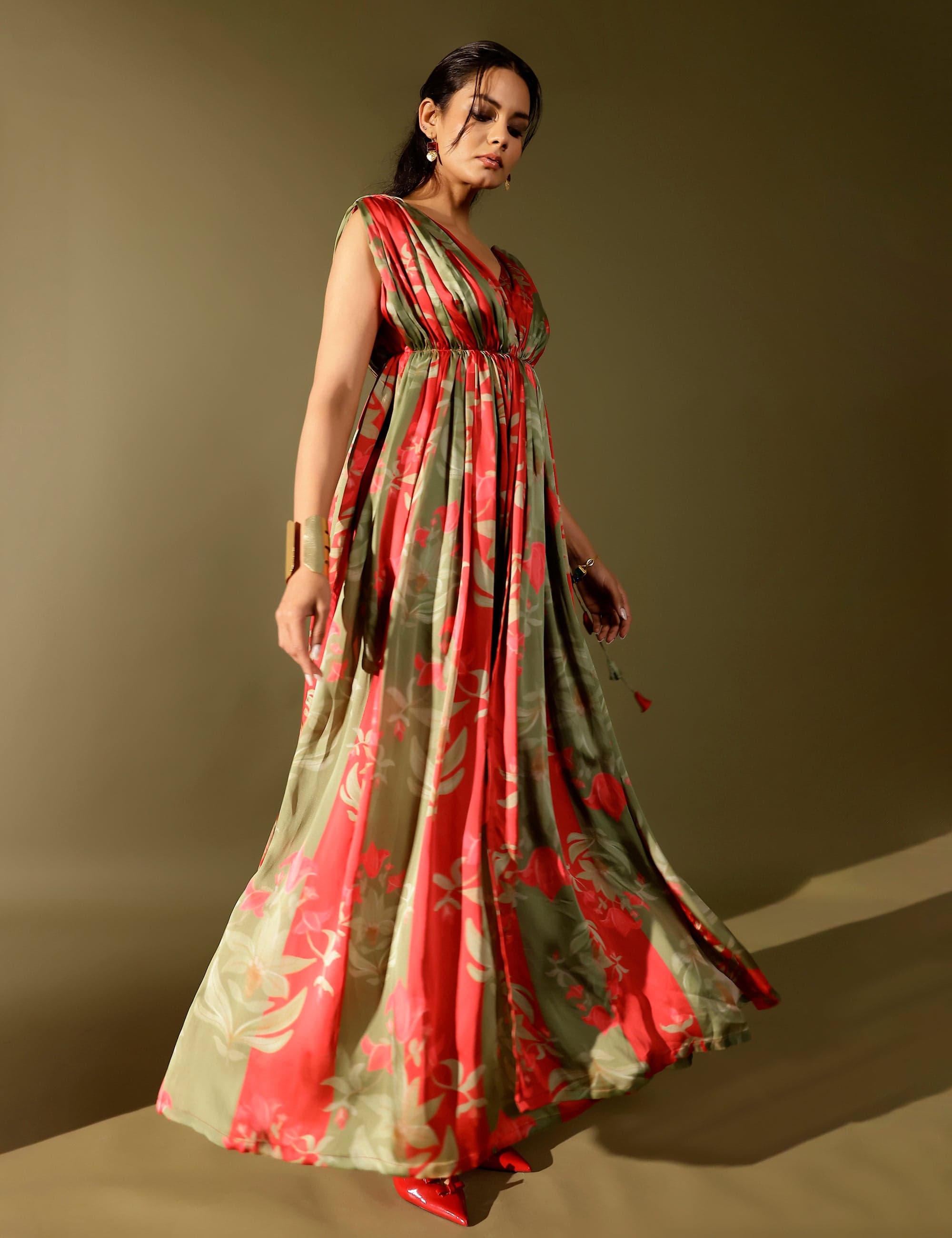 Bagh hand draped Kurta set, a product by Studio Surbhi