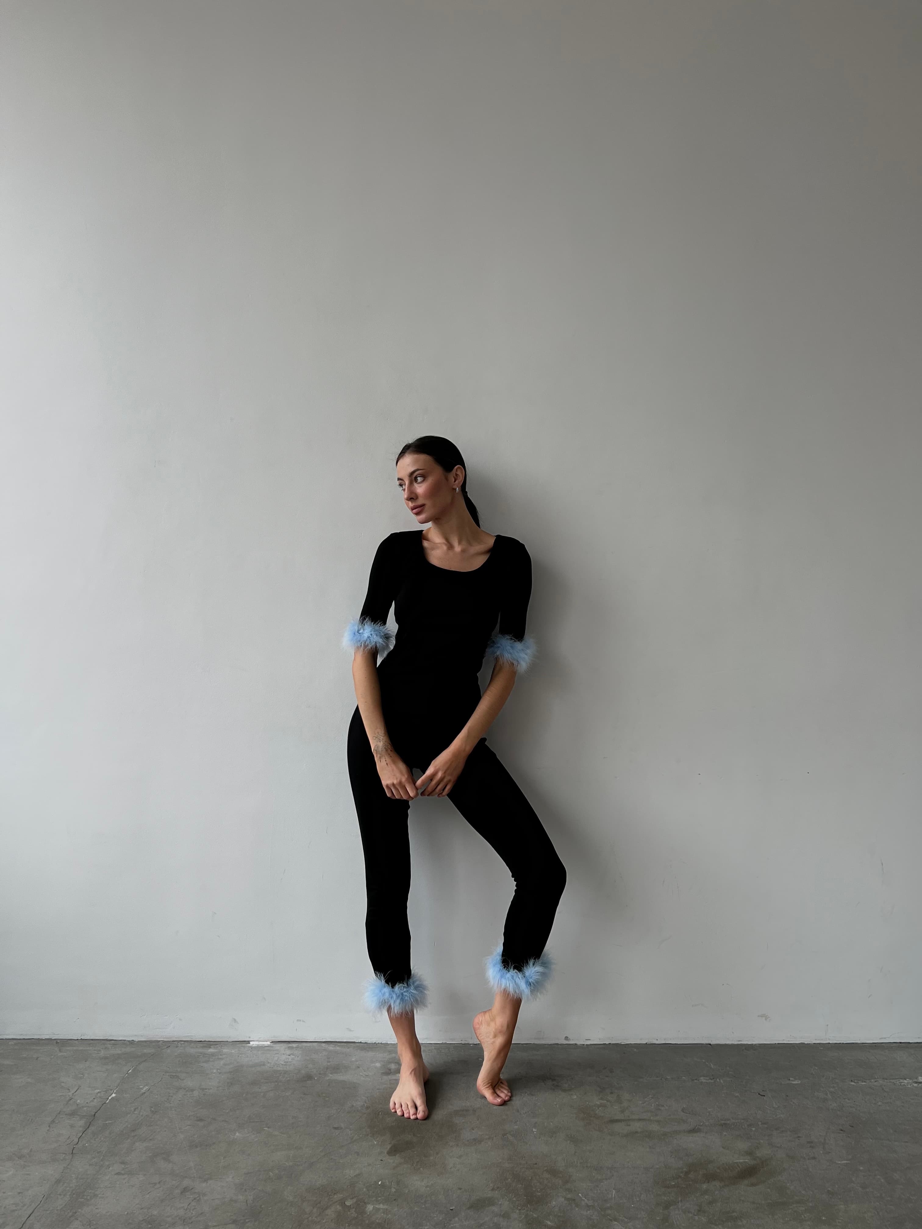 Cozy Pajama Suit with Feathers, a product by Okiya Studio